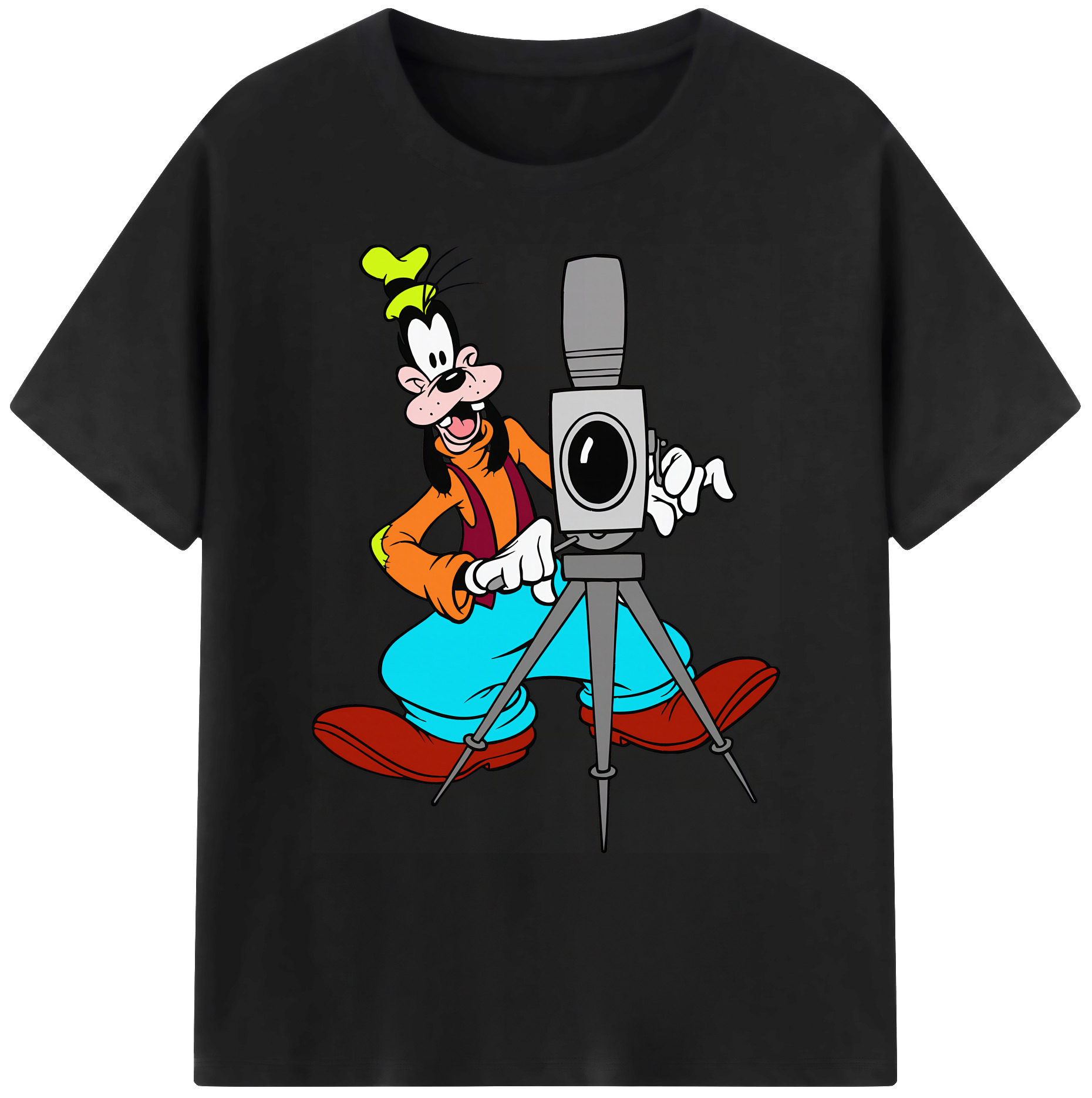 ミッキーマウス Mickey Mouse 綿100％ メンズ半袖Tシャツ｜肌触りやわらか＆通気性