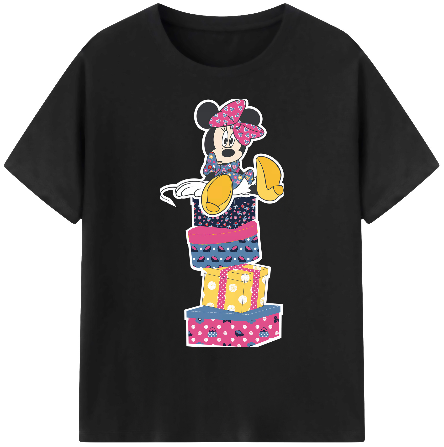 ミッキーマウス Mickey Mouse 綿100％ メンズ半袖Tシャツ｜肌触りやわらか＆通気性