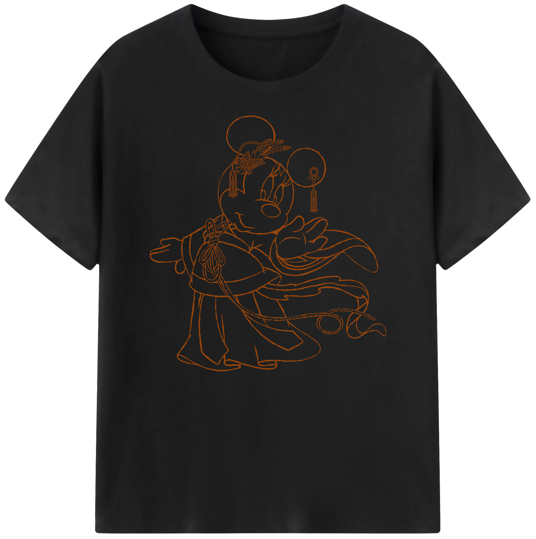 ミッキーマウス Mickey Mouse 綿100％ メンズ半袖Tシャツ｜肌触りやわらか＆通気性