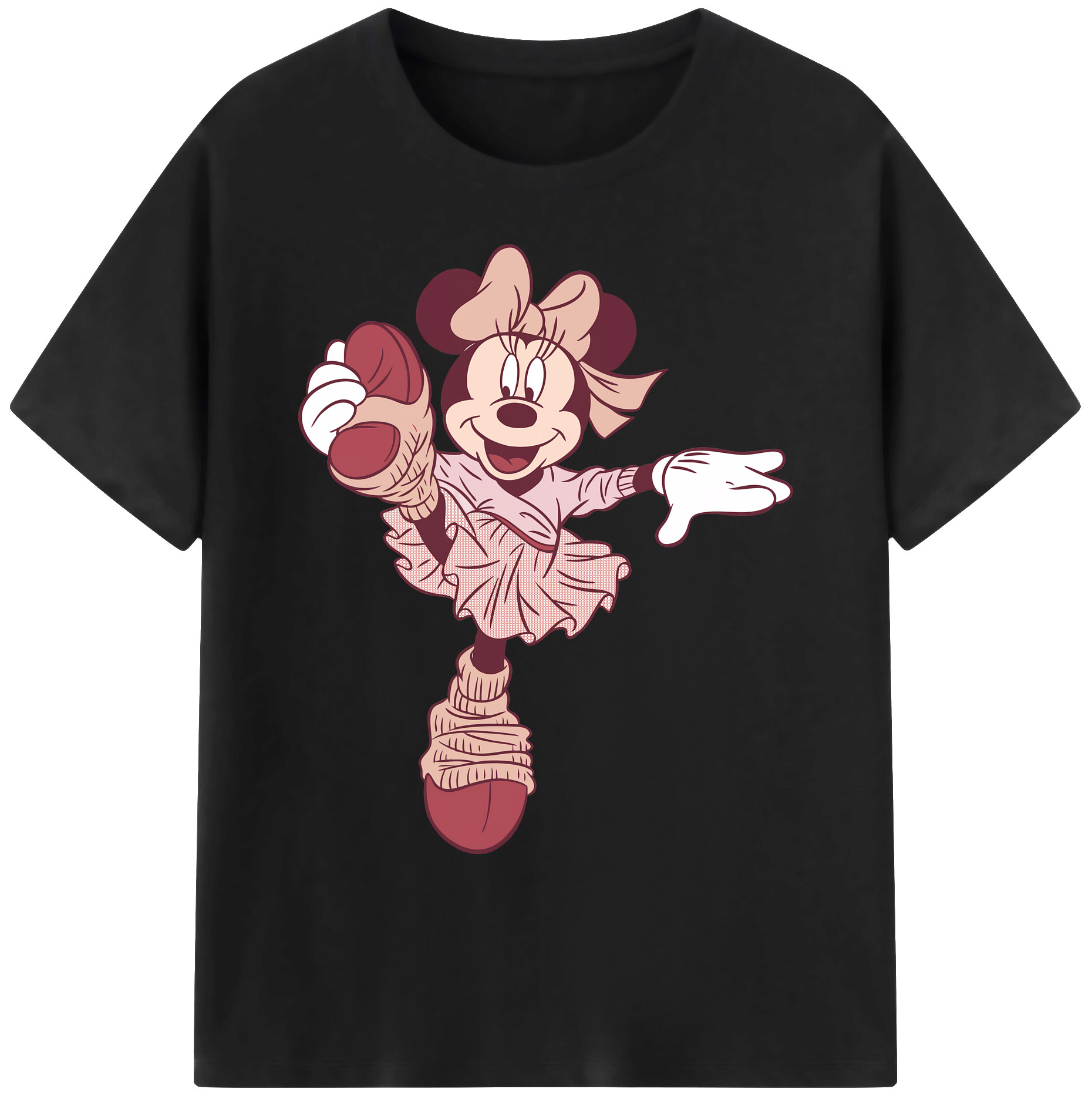 ミッキーマウス Mickey Mouse 綿100％ メンズ半袖Tシャツ｜肌触りやわらか＆通気性