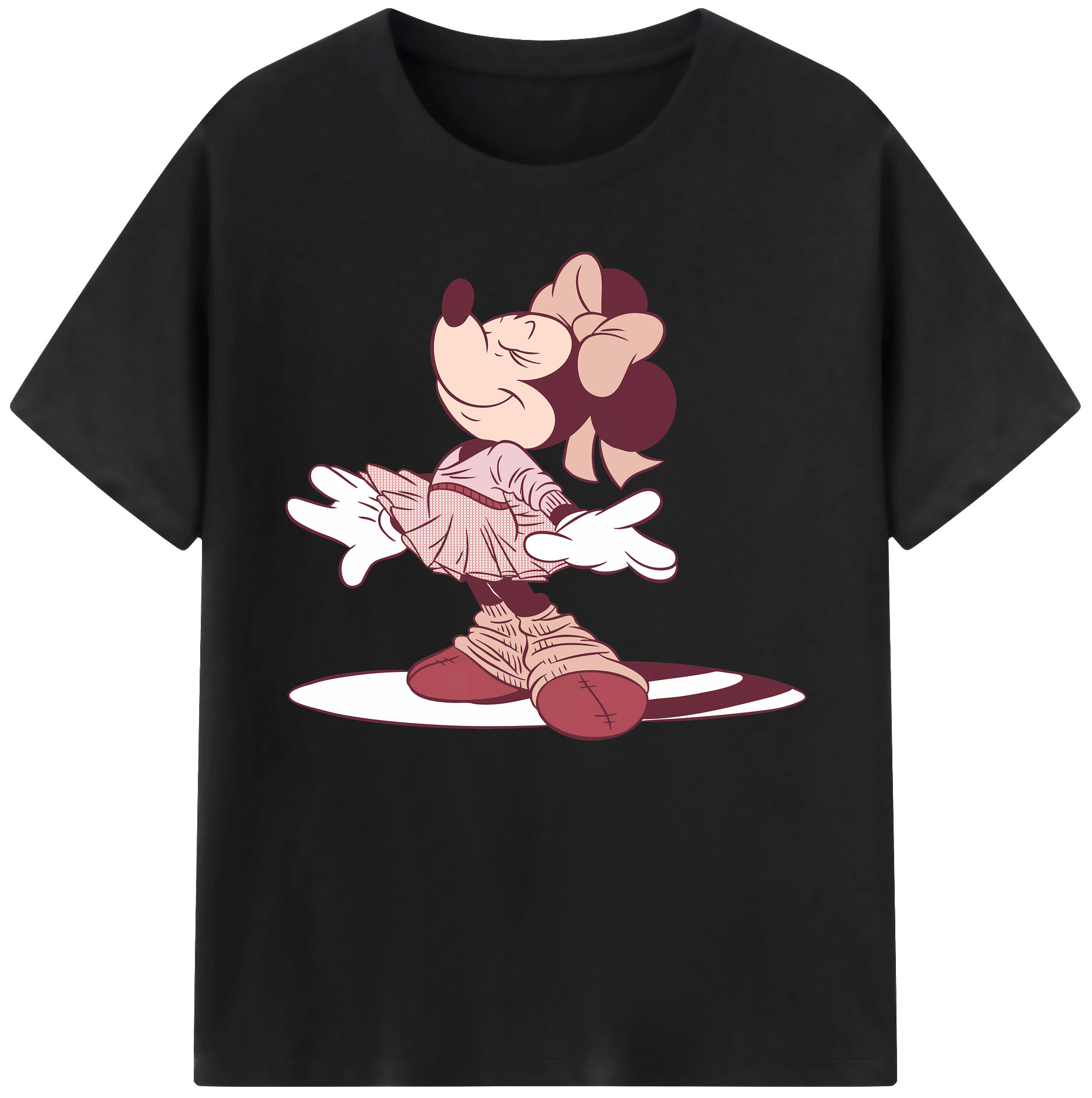 ミッキーマウス Mickey Mouse 綿100％ メンズ半袖Tシャツ｜肌触りやわらか＆通気性