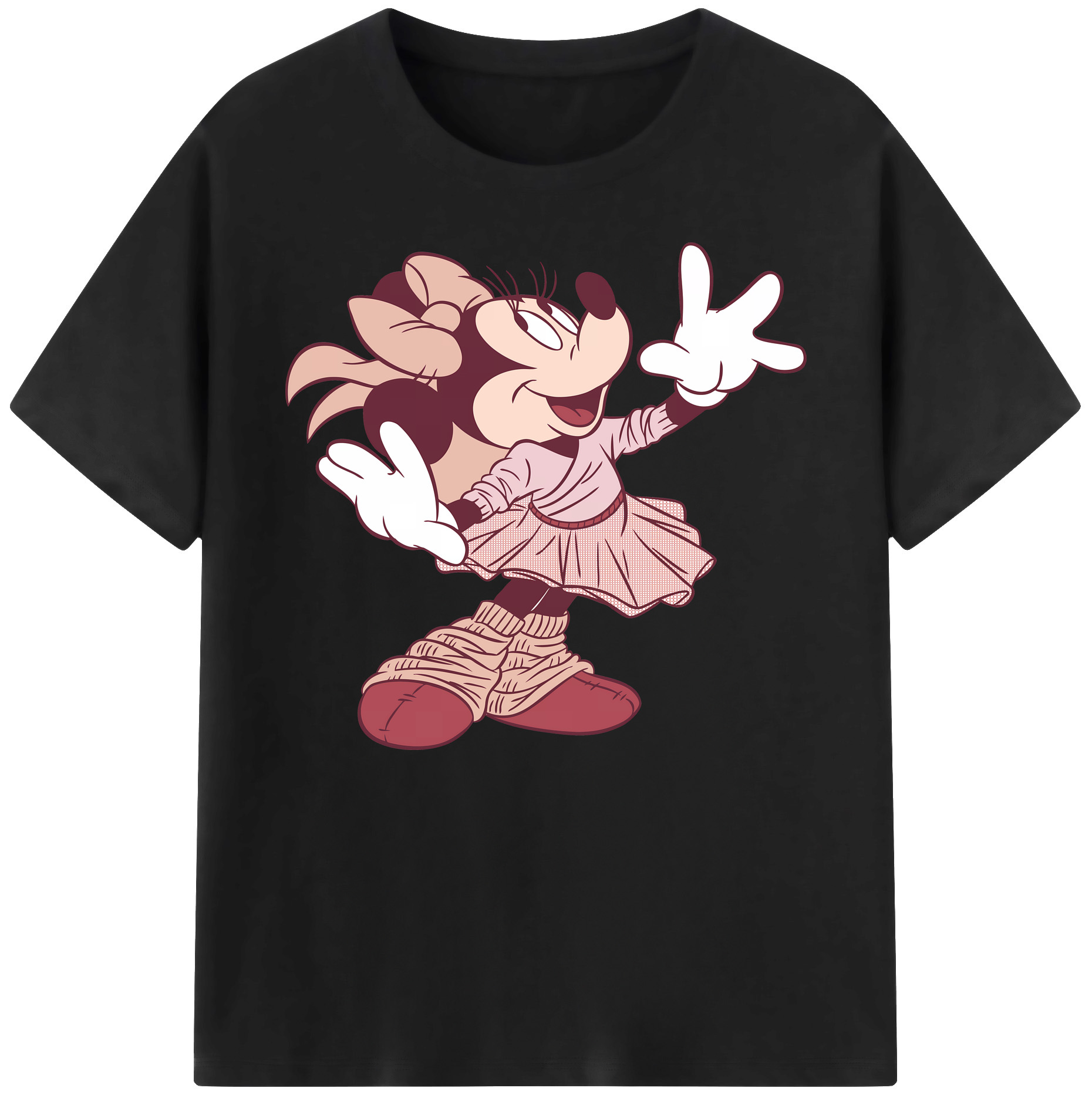 ミッキーマウス Mickey Mouse 綿100％ メンズ半袖Tシャツ｜肌触りやわらか＆通気性
