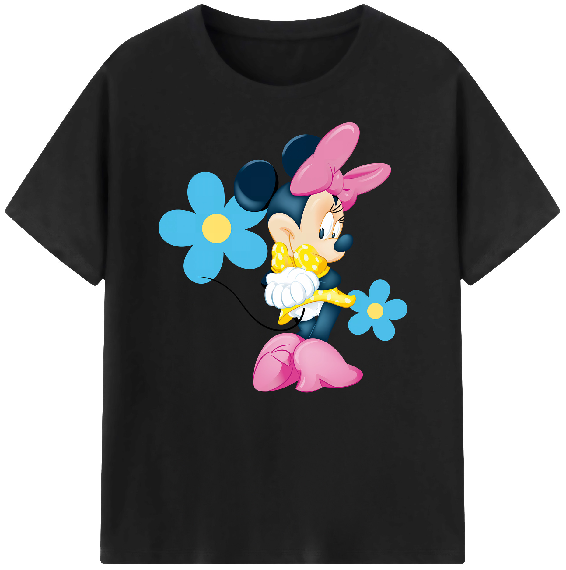 ミッキーマウス Mickey Mouse 綿100％ メンズ半袖Tシャツ｜肌触りやわらか＆通気性