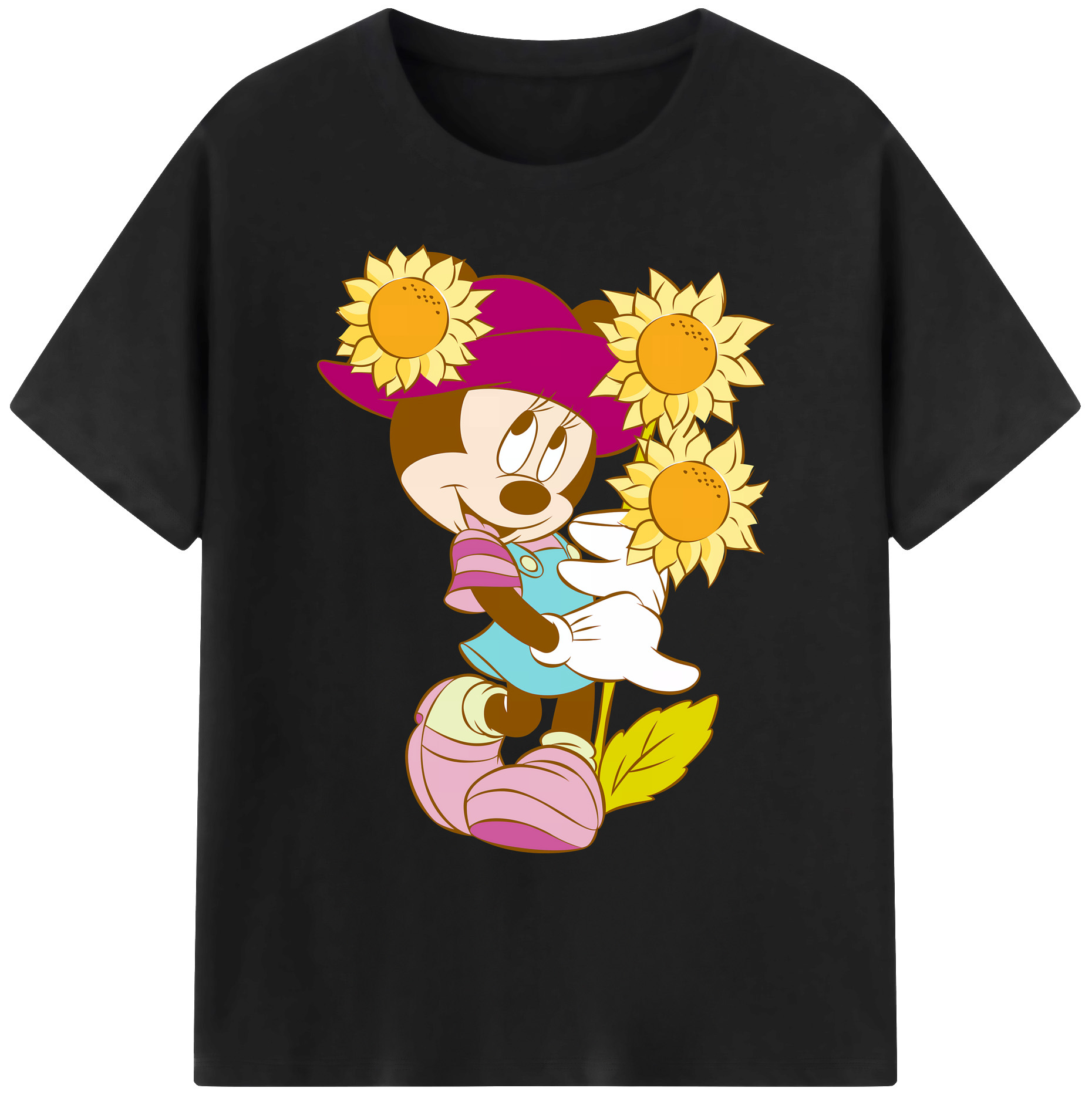 ミッキーマウス Mickey Mouse 綿100％ メンズ半袖Tシャツ｜肌触りやわらか＆通気性