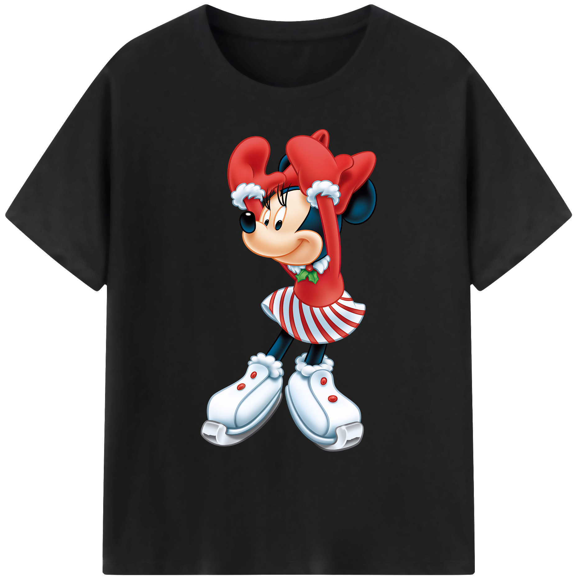 ミッキーマウス Mickey Mouse 綿100％ メンズ半袖Tシャツ｜肌触りやわらか＆通気性