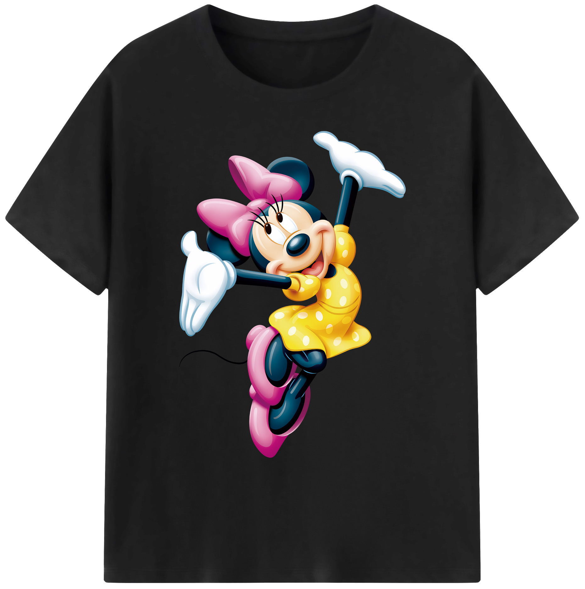 ミッキーマウス Mickey Mouse 綿100％ メンズ半袖Tシャツ｜肌触りやわらか＆通気性