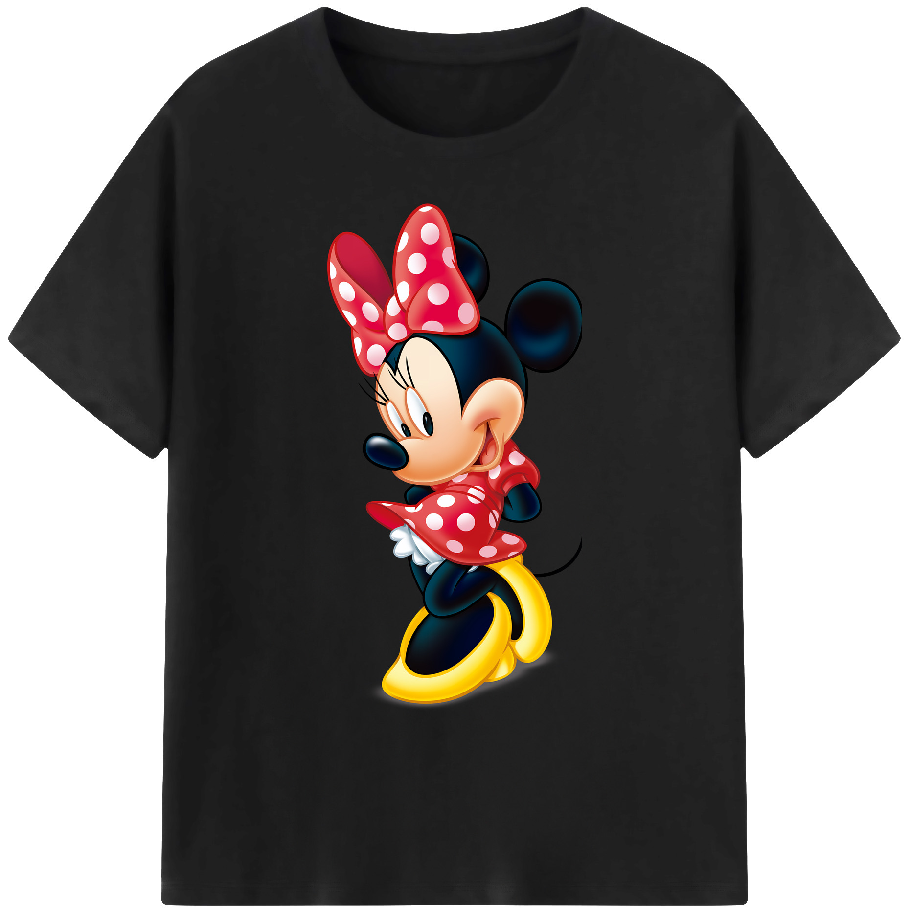 ミッキーマウス Mickey Mouse 綿100％ メンズ半袖Tシャツ｜肌触りやわらか＆通気性