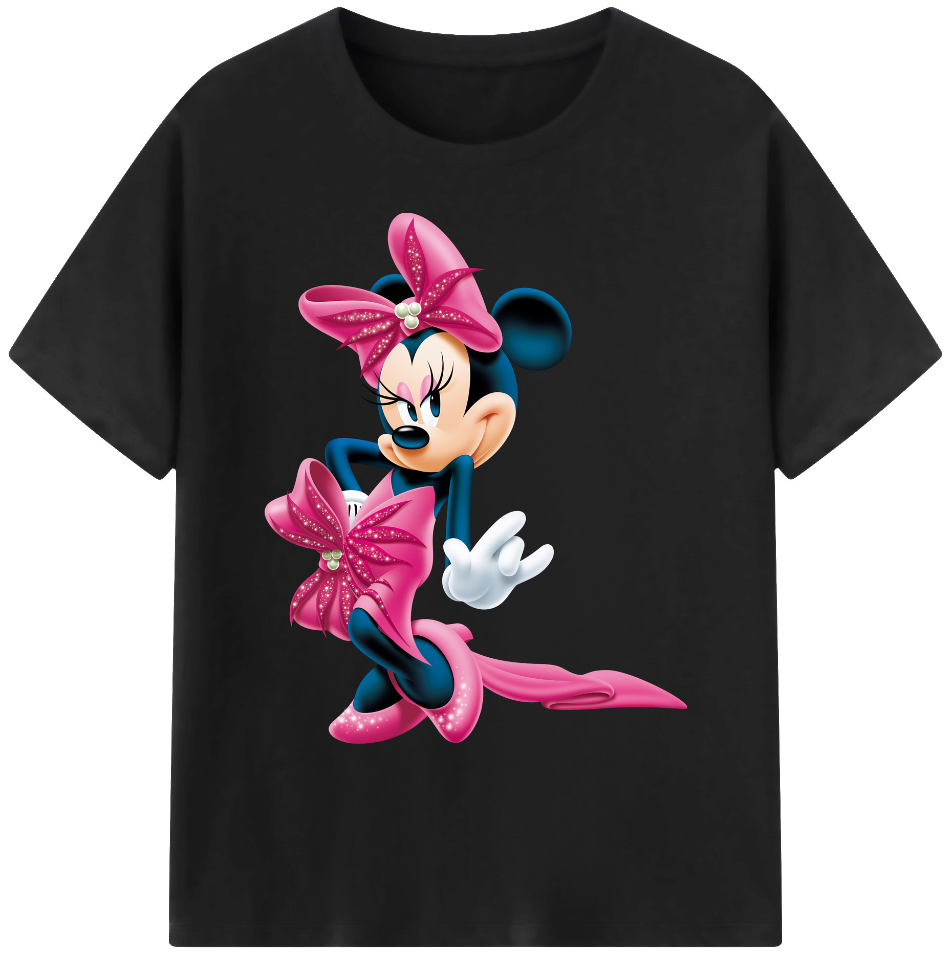 ミッキーマウス Mickey Mouse 綿100％ メンズ半袖Tシャツ｜肌触りやわらか＆通気性