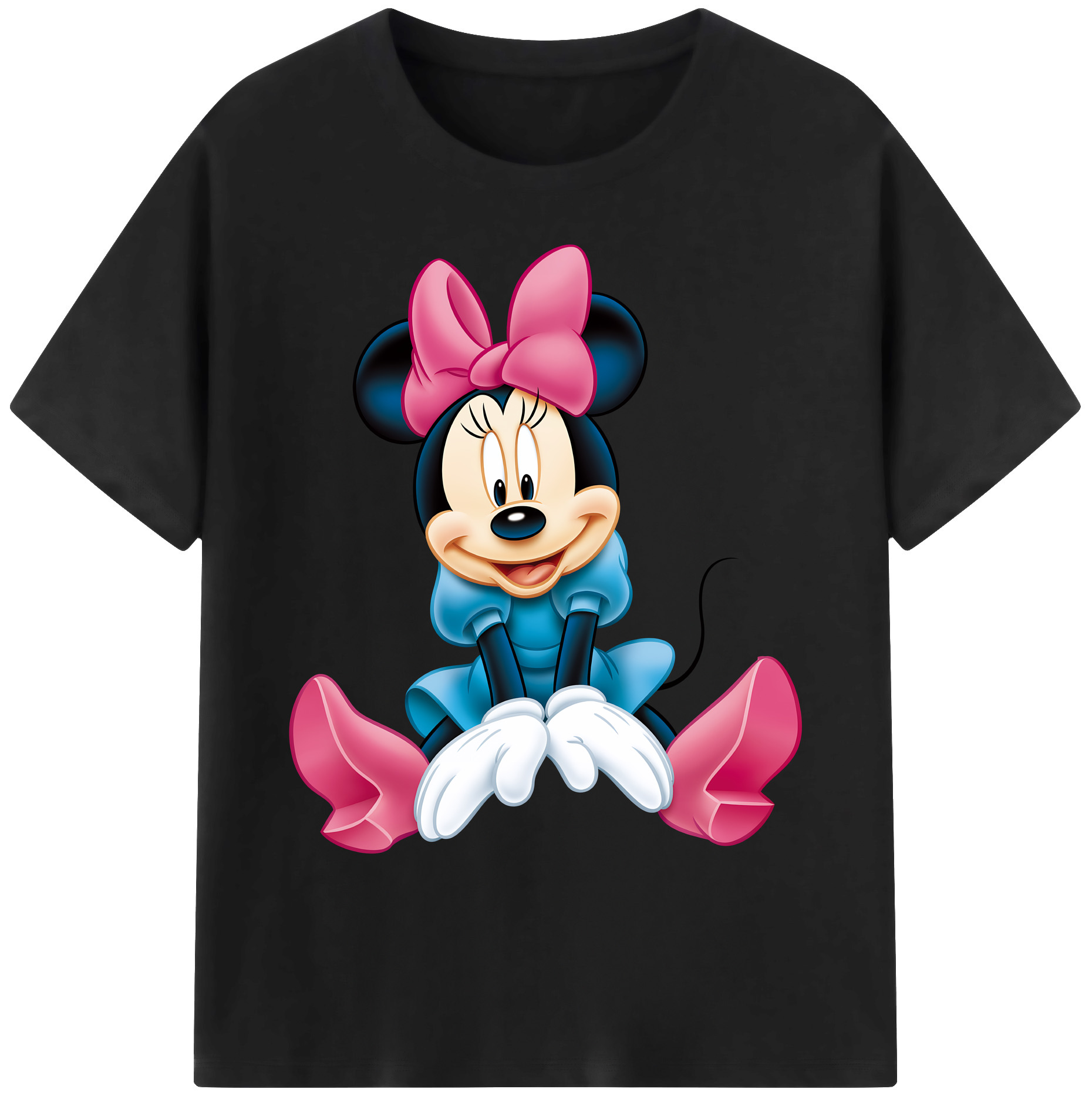ミッキーマウス Mickey Mouse 綿100％ メンズ半袖Tシャツ｜肌触りやわらか＆通気性