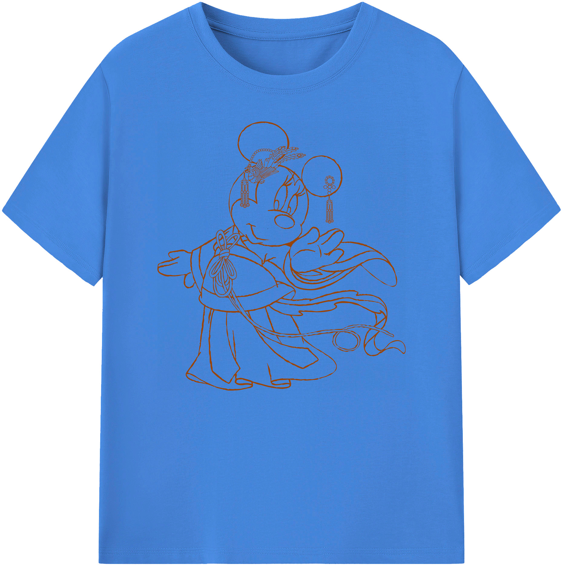 ミッキーマウス Mickey Mouse 綿100％ メンズ半袖Tシャツ｜肌触りやわらか＆通気性