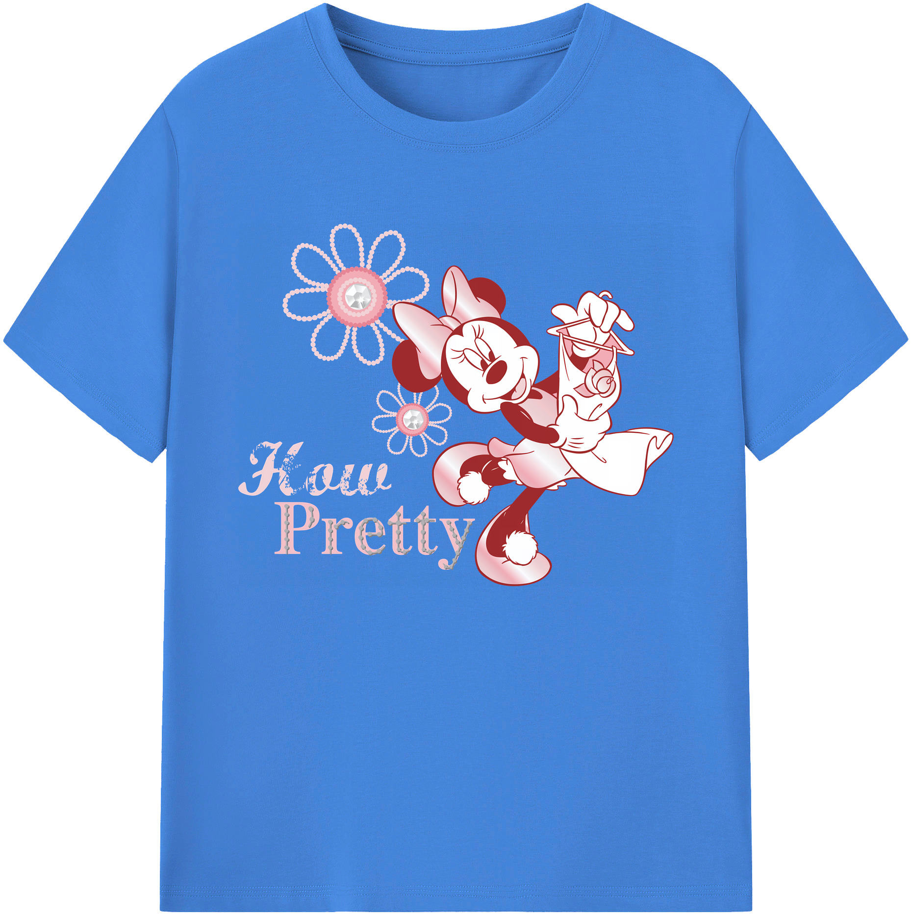 ミッキーマウス Mickey Mouse 綿100％ メンズ半袖Tシャツ｜肌触りやわらか＆通気性