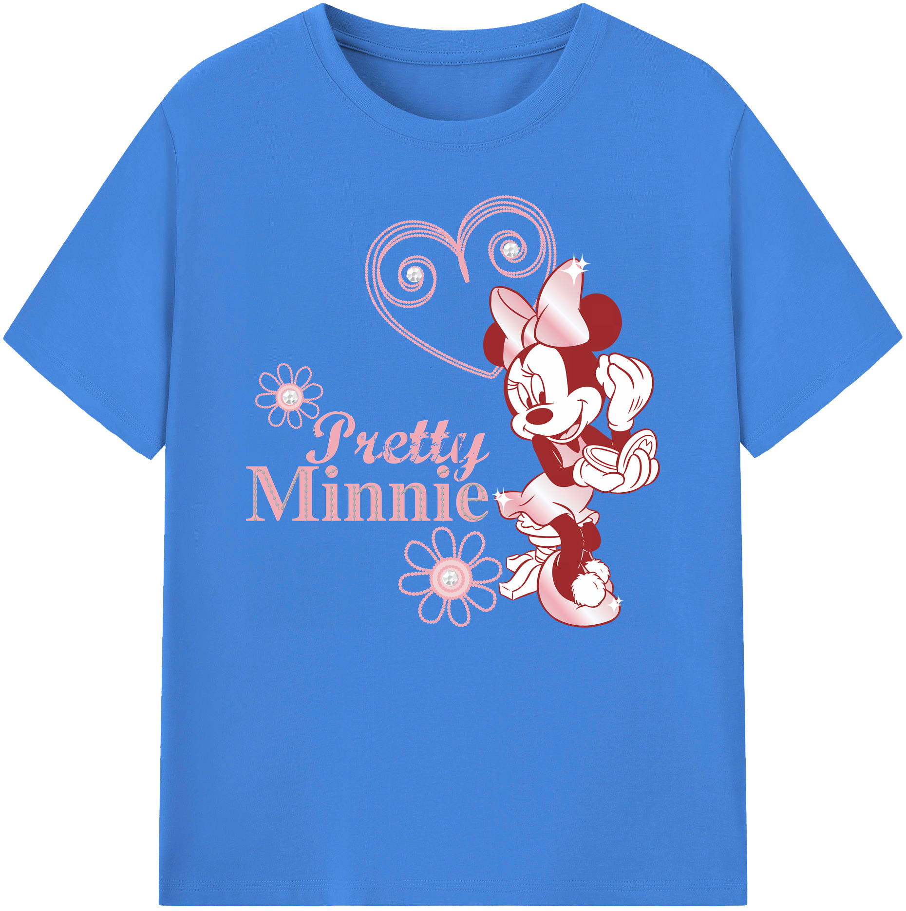 ミッキーマウス Mickey Mouse 綿100％ メンズ半袖Tシャツ｜肌触りやわらか＆通気性
