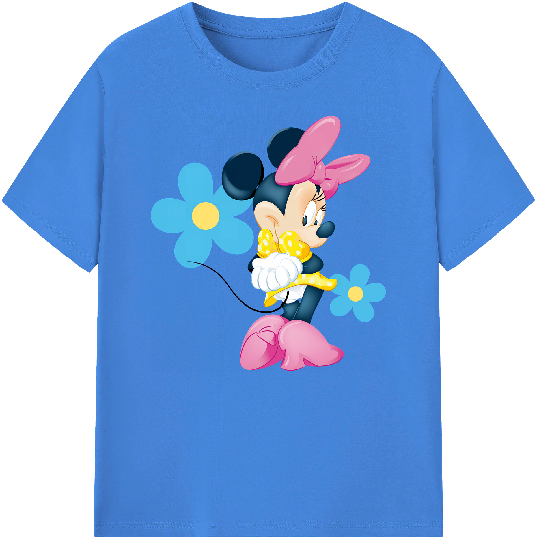 ミッキーマウス Mickey Mouse 綿100％ メンズ半袖Tシャツ｜肌触りやわらか＆通気性