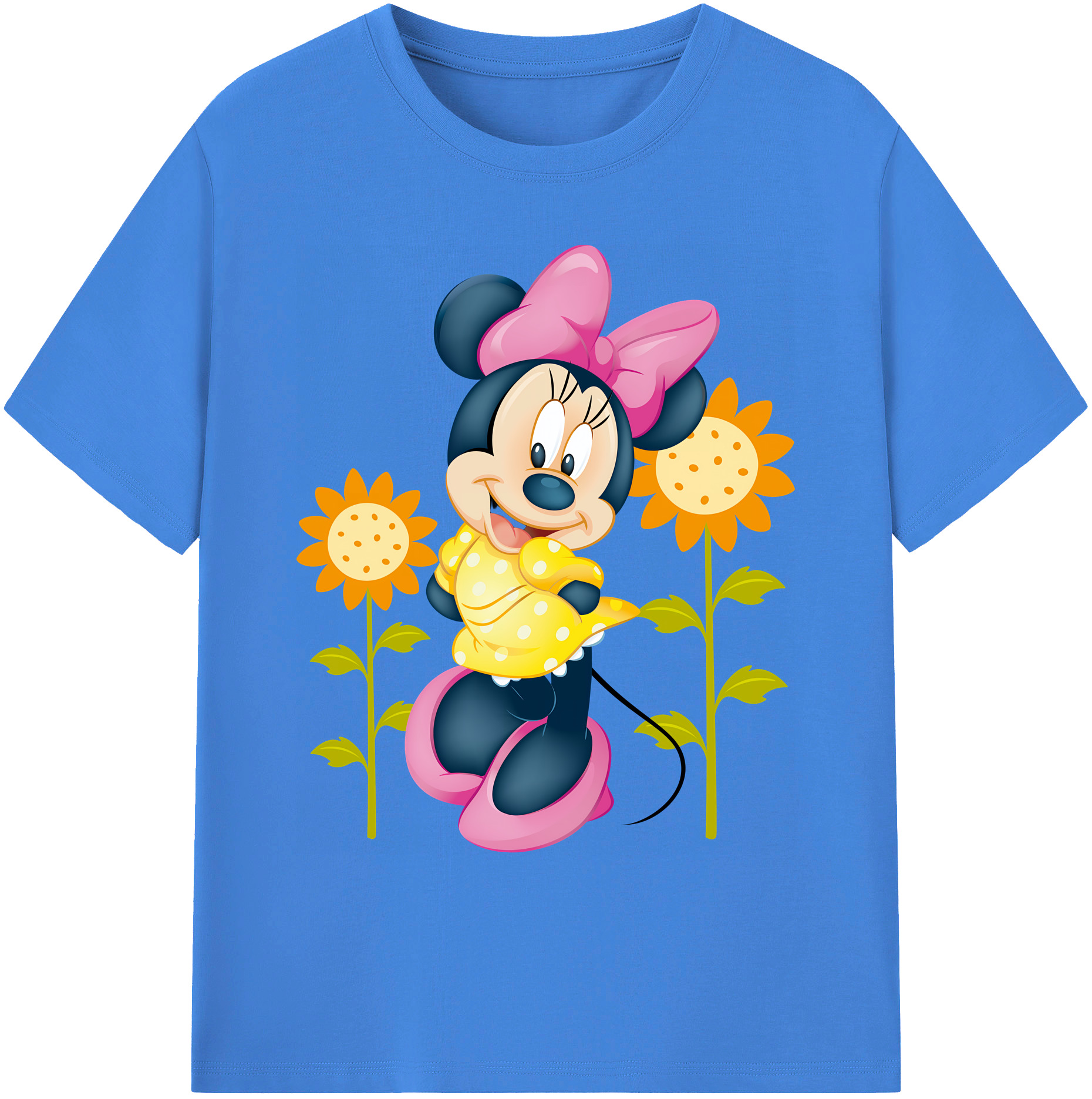 ミッキーマウス Mickey Mouse 綿100％ メンズ半袖Tシャツ｜肌触りやわらか＆通気性