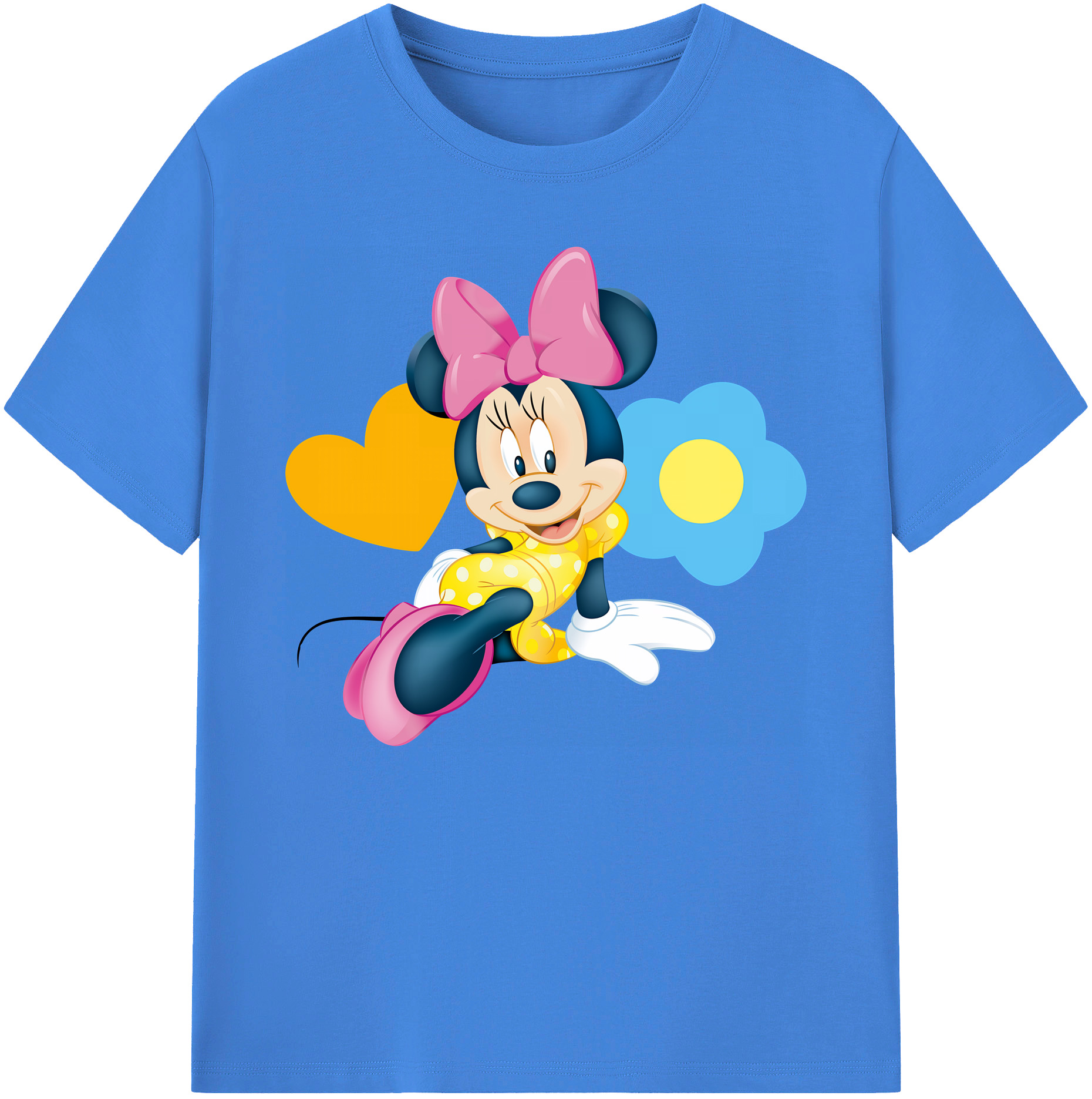 ミッキーマウス Mickey Mouse 綿100％ メンズ半袖Tシャツ｜肌触りやわらか＆通気性