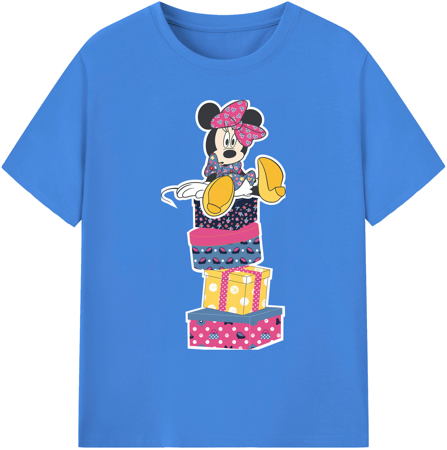 ミッキーマウス Mickey Mouse 綿100％ メンズ半袖Tシャツ｜肌触りやわらか＆通気性