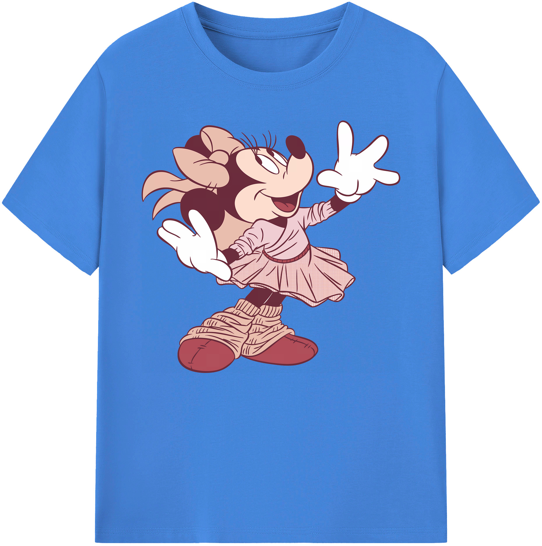 ミッキーマウス Mickey Mouse 綿100％ メンズ半袖Tシャツ｜肌触りやわらか＆通気性