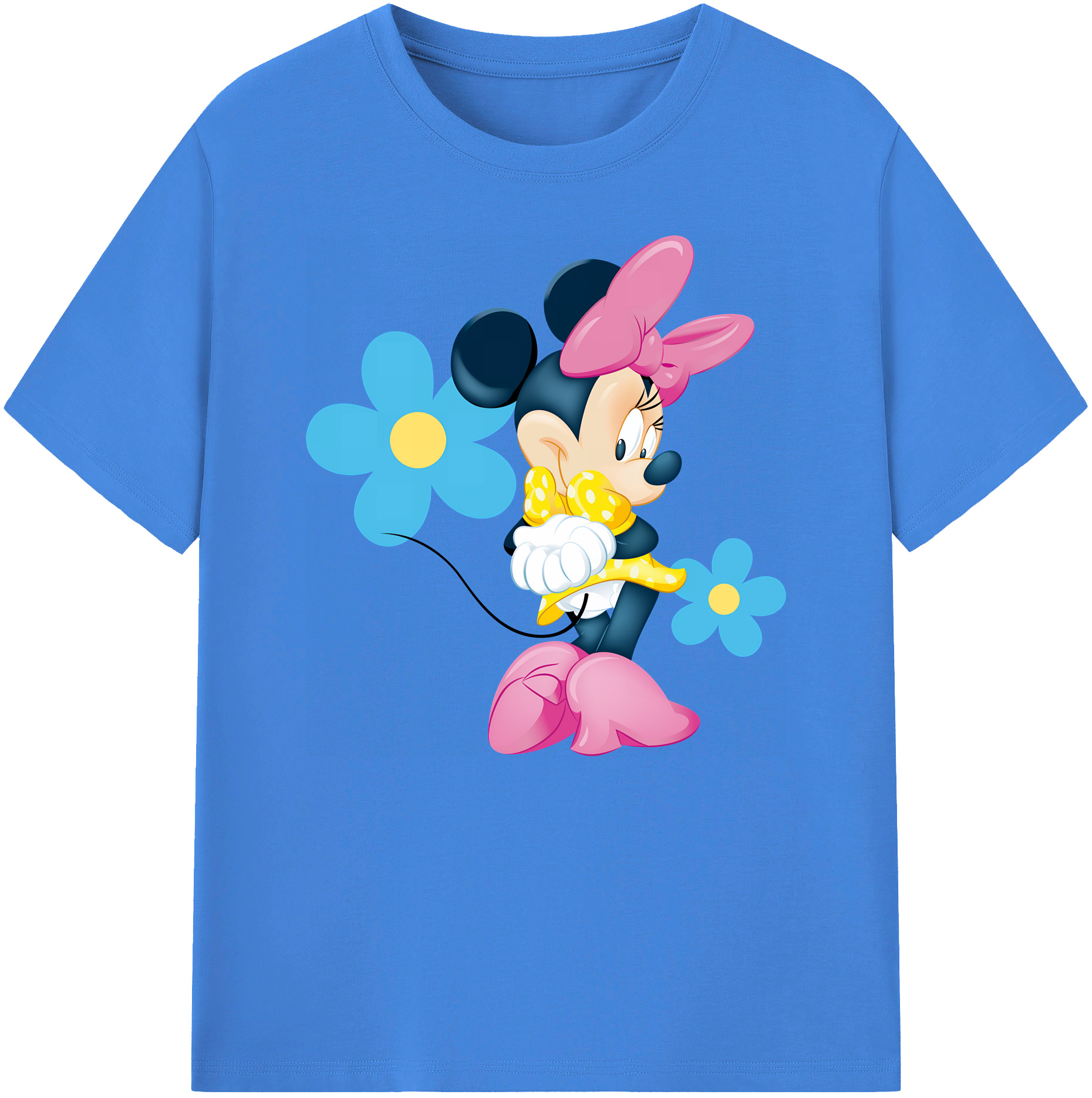 ミッキーマウス Mickey Mouse 綿100％ メンズ半袖Tシャツ｜肌触りやわらか＆通気性