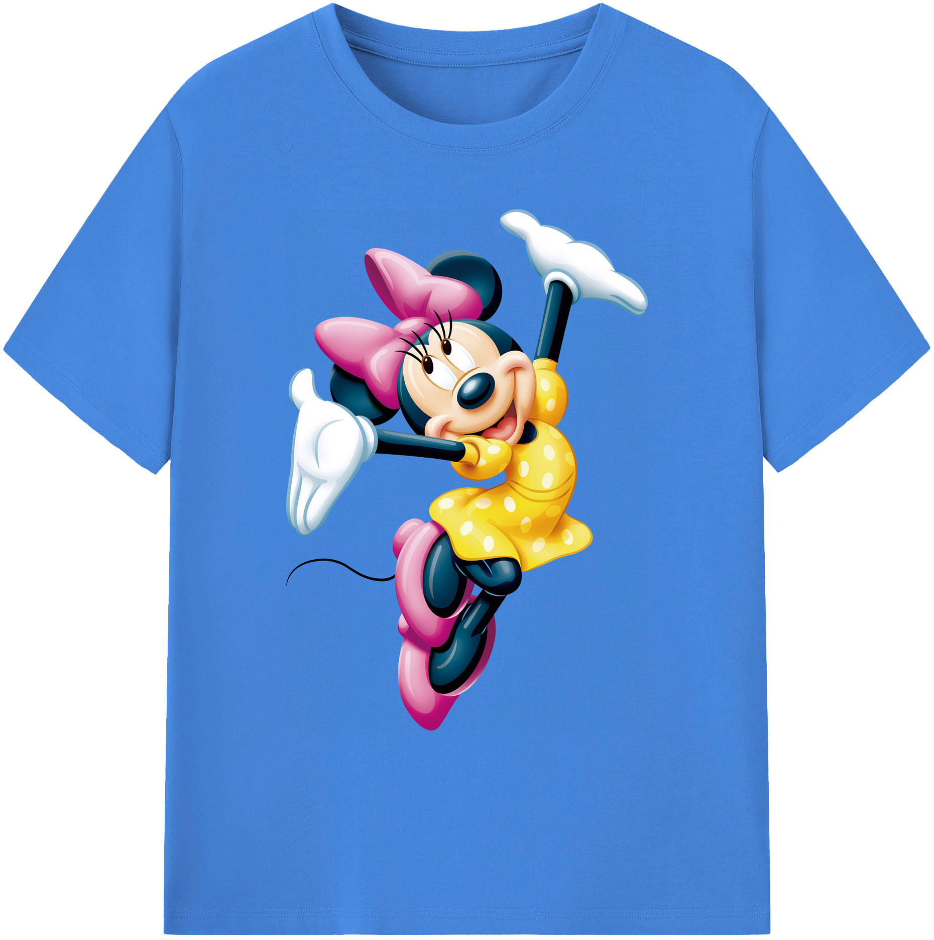 ミッキーマウス Mickey Mouse 綿100％ メンズ半袖Tシャツ｜肌触りやわらか＆通気性