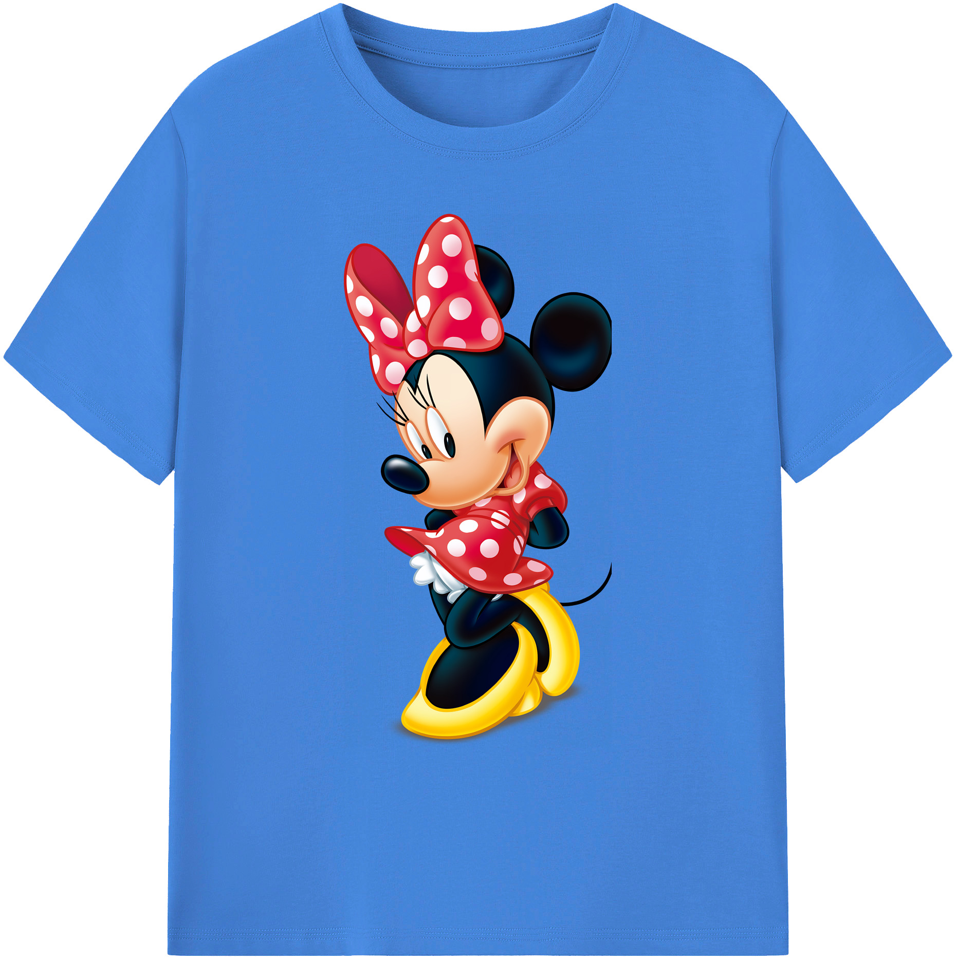 ミッキーマウス Mickey Mouse 綿100％ メンズ半袖Tシャツ｜肌触りやわらか＆通気性