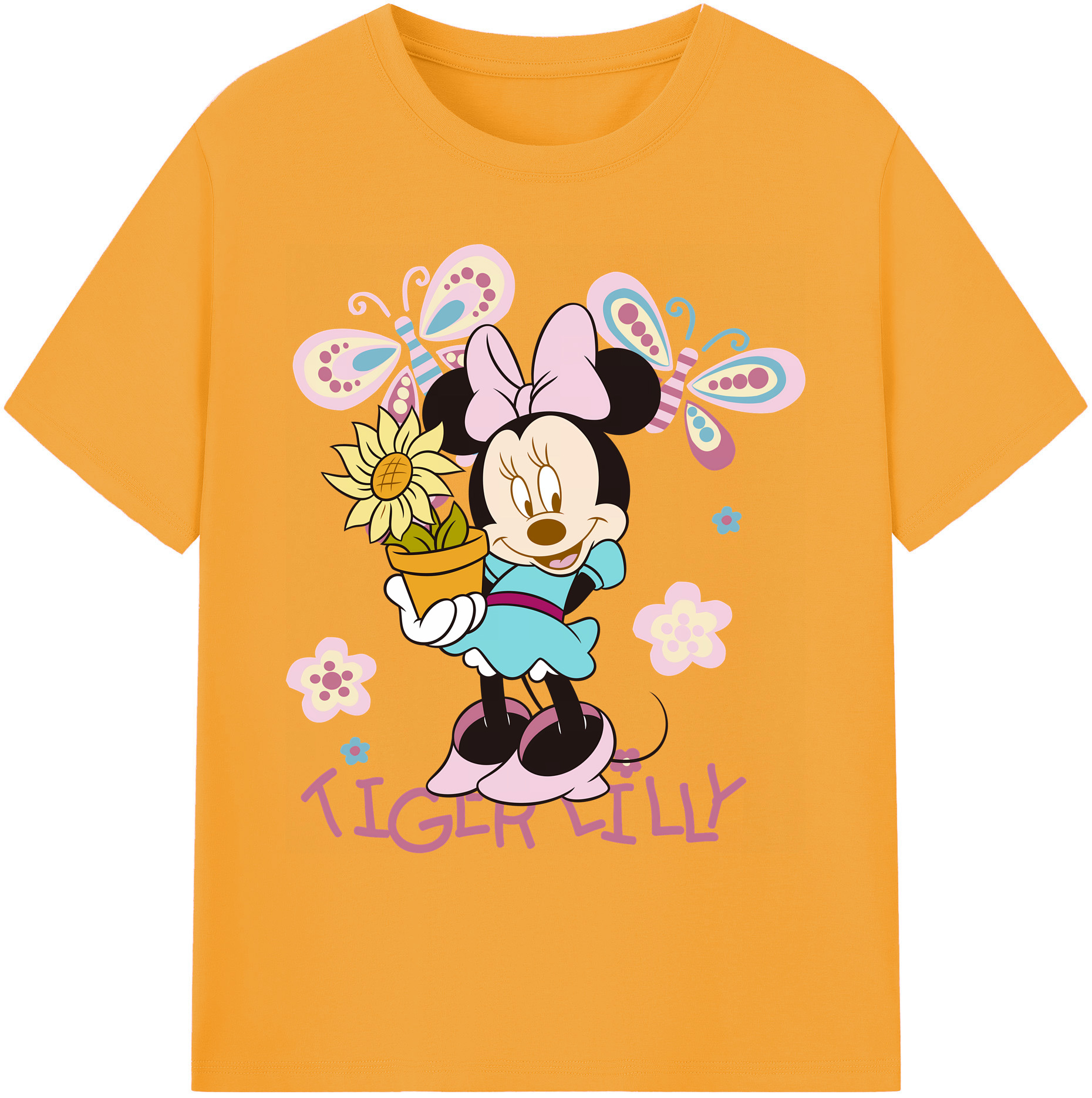 ミッキーマウス Mickey Mouse 綿100％ メンズ半袖Tシャツ｜肌触りやわらか＆通気性