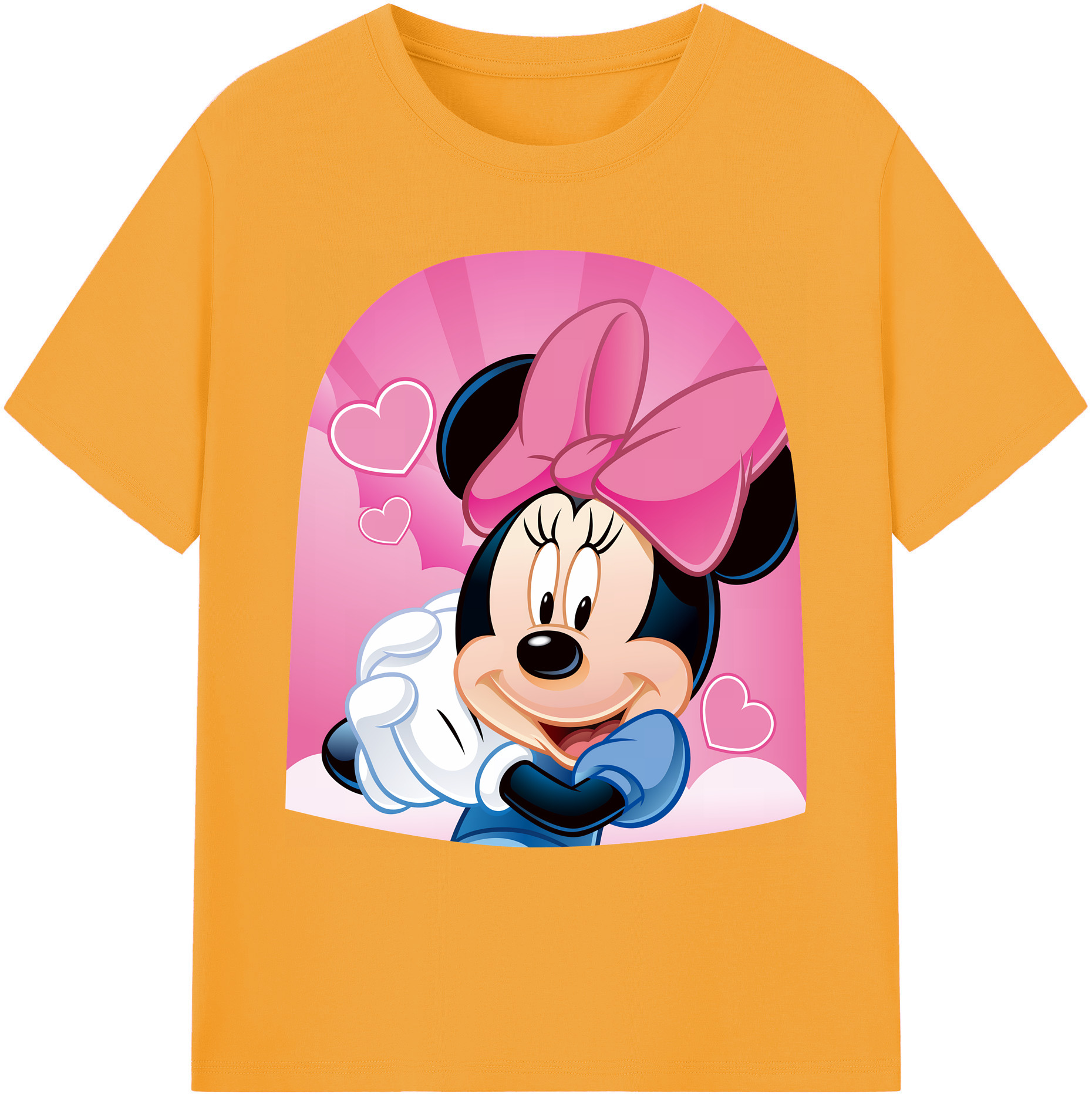 ミッキーマウス Mickey Mouse 綿100％ メンズ半袖Tシャツ｜肌触りやわらか＆通気性