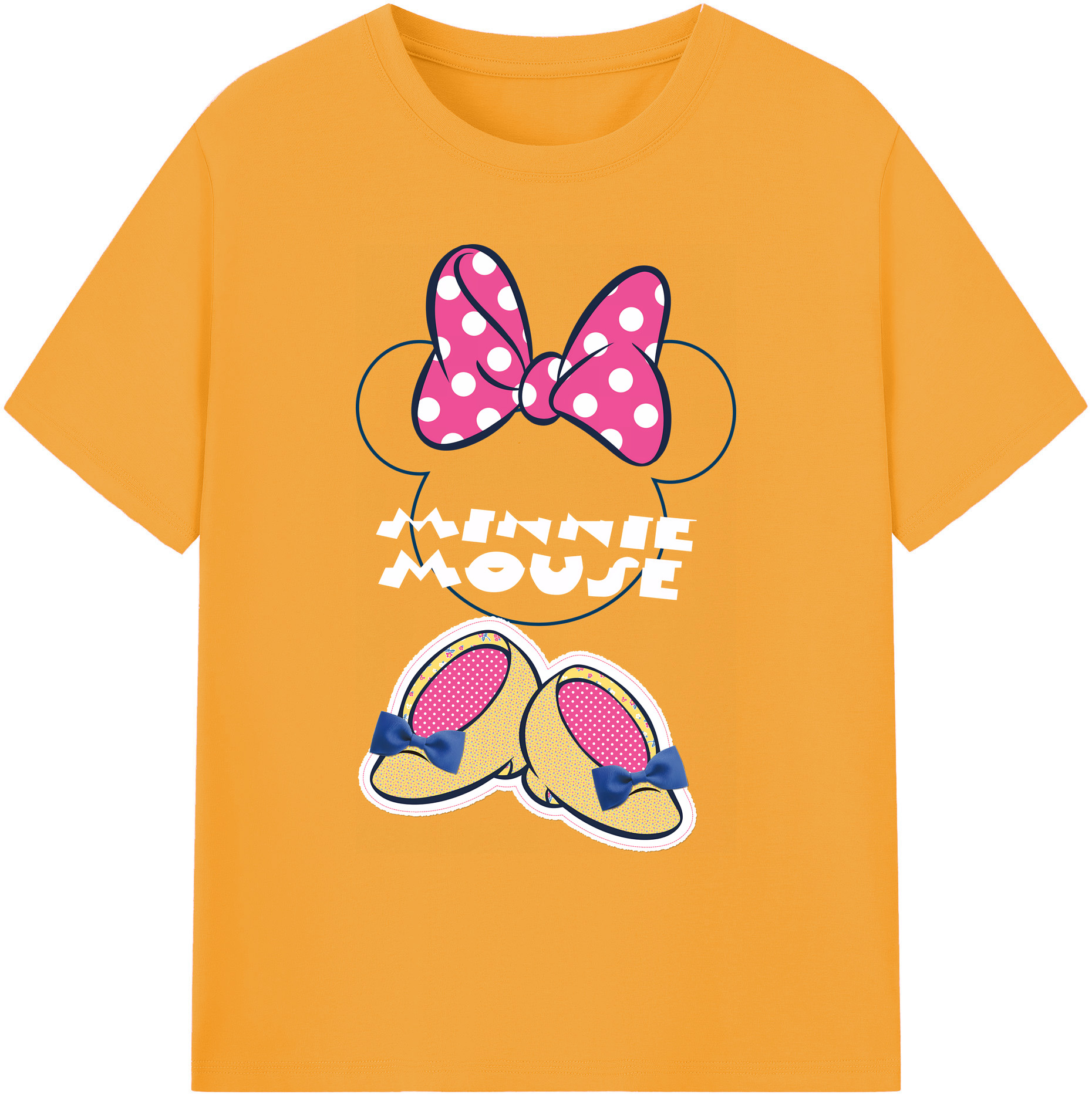 ミッキーマウス Mickey Mouse 綿100％ メンズ半袖Tシャツ｜肌触りやわらか＆通気性