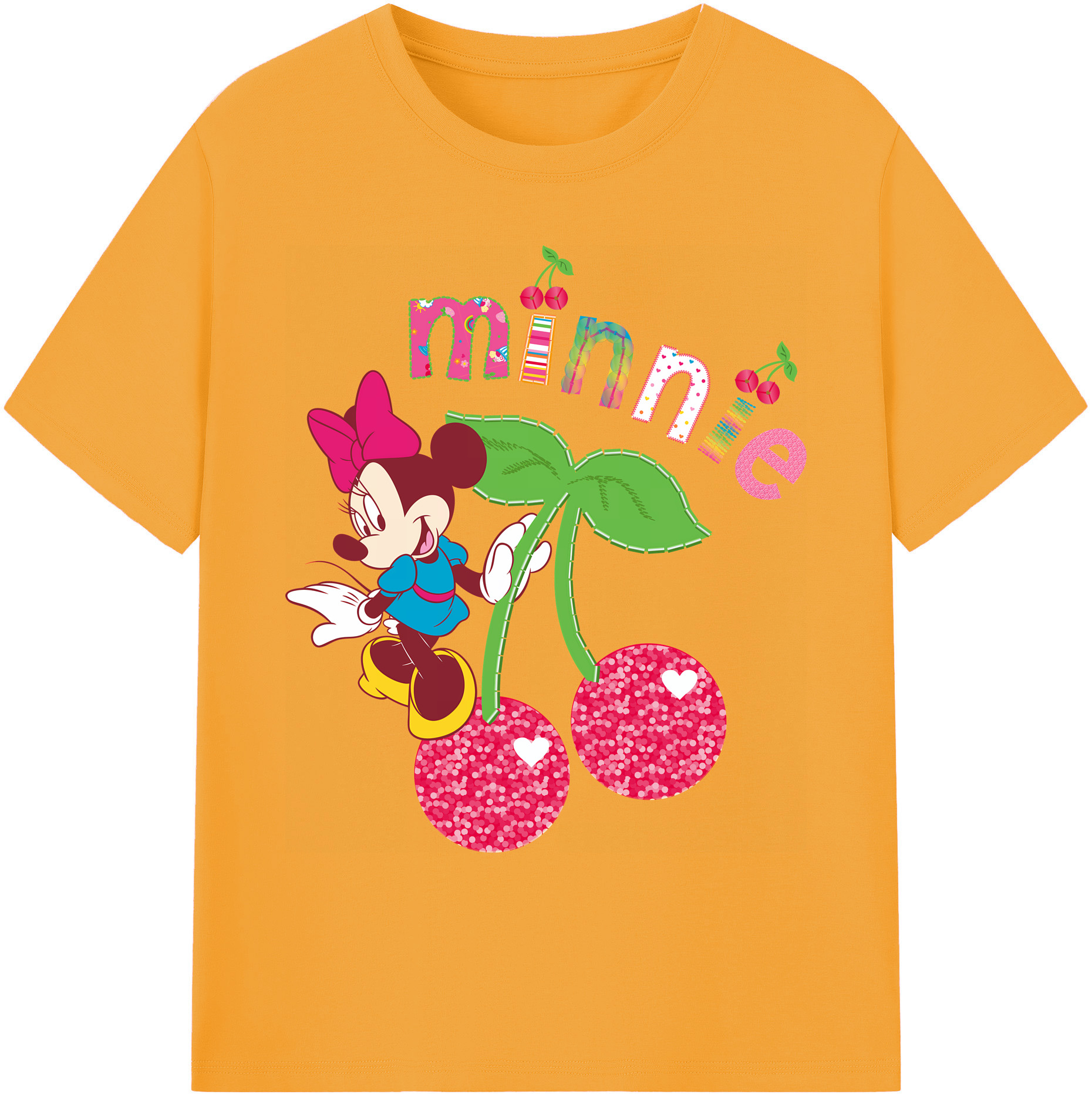 ミッキーマウス Mickey Mouse 綿100％ メンズ半袖Tシャツ｜肌触りやわらか＆通気性