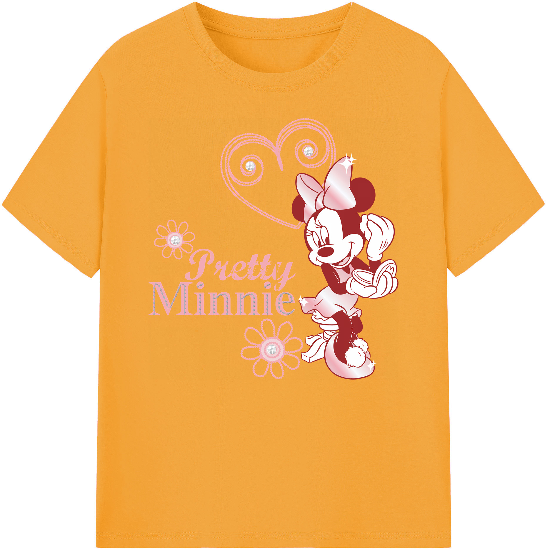 ミッキーマウス Mickey Mouse 綿100％ メンズ半袖Tシャツ｜肌触りやわらか＆通気性