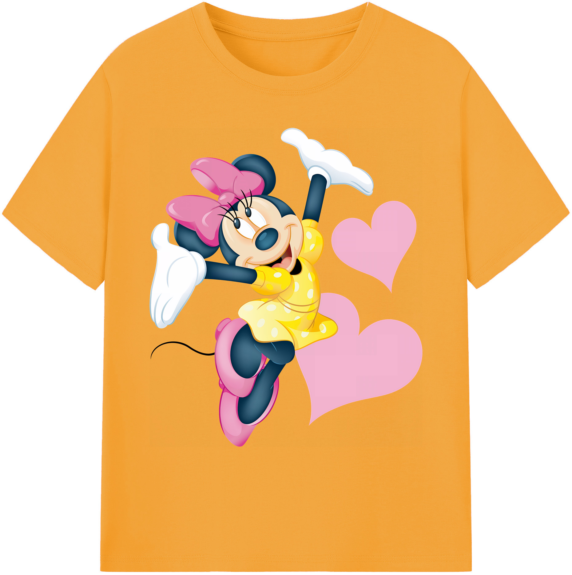 ミッキーマウス Mickey Mouse 綿100％ メンズ半袖Tシャツ｜肌触りやわらか＆通気性