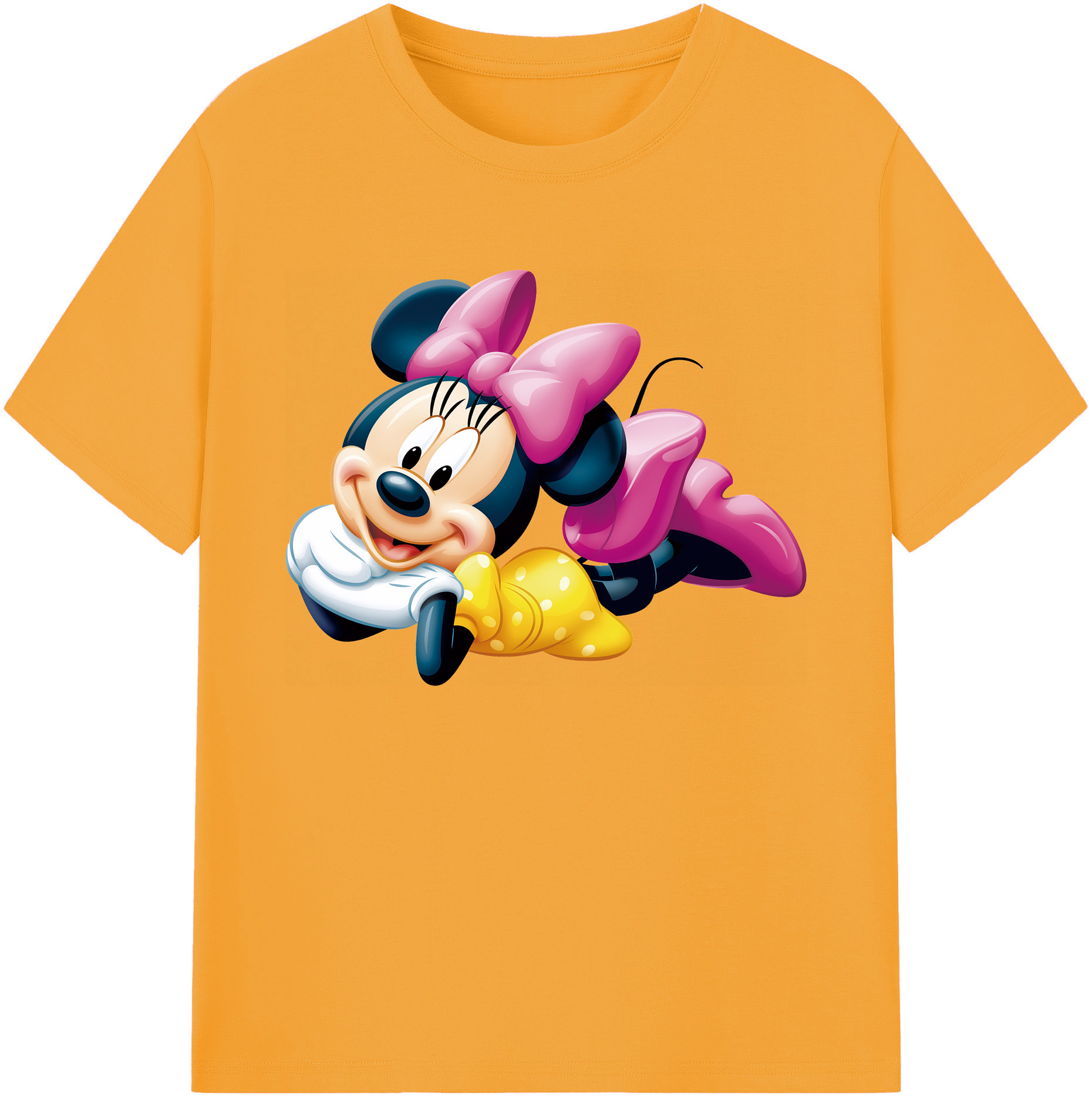 ミッキーマウス Mickey Mouse 綿100％ メンズ半袖Tシャツ｜肌触りやわらか＆通気性