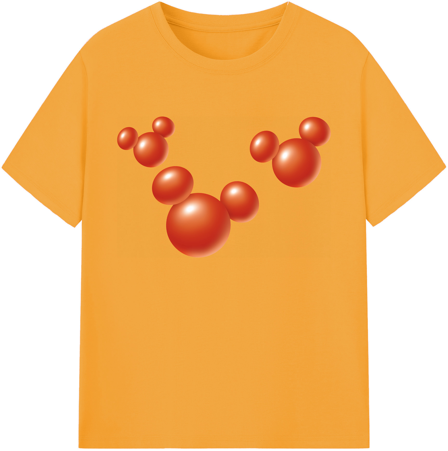 ミッキーマウス Mickey Mouse 綿100％ メンズ半袖Tシャツ｜肌触りやわらか＆通気性