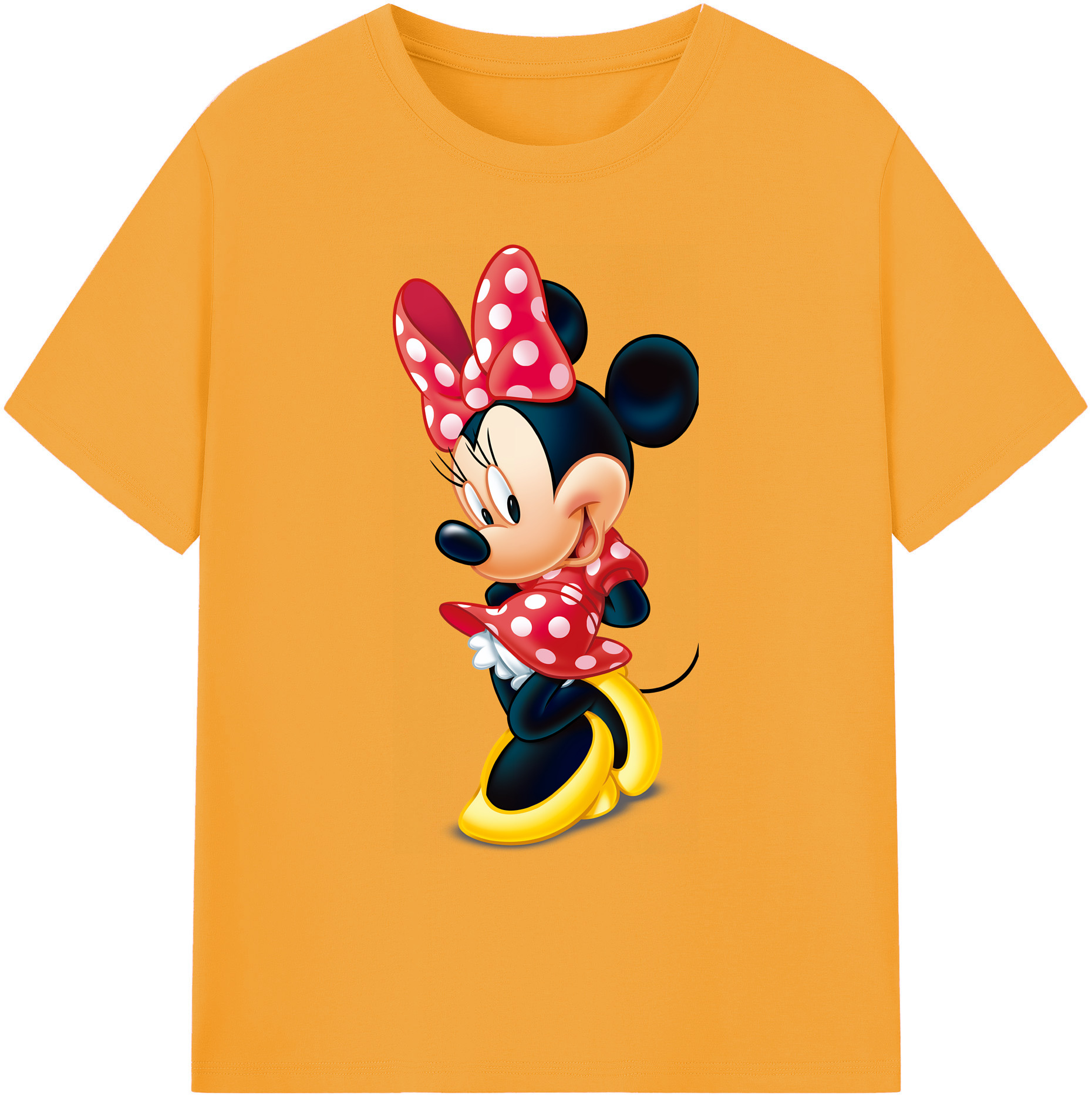 ミッキーマウス Mickey Mouse 綿100％ メンズ半袖Tシャツ｜肌触りやわらか＆通気性