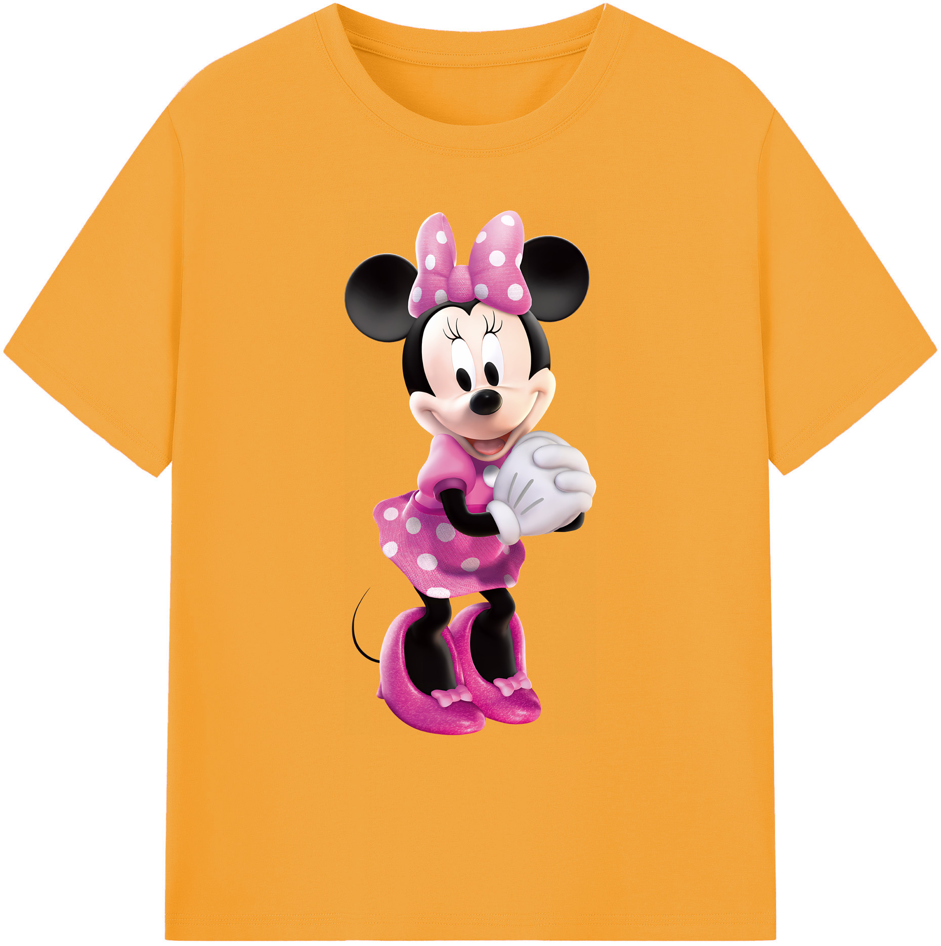 ミッキーマウス Mickey Mouse 綿100％ メンズ半袖Tシャツ｜肌触りやわらか＆通気性
