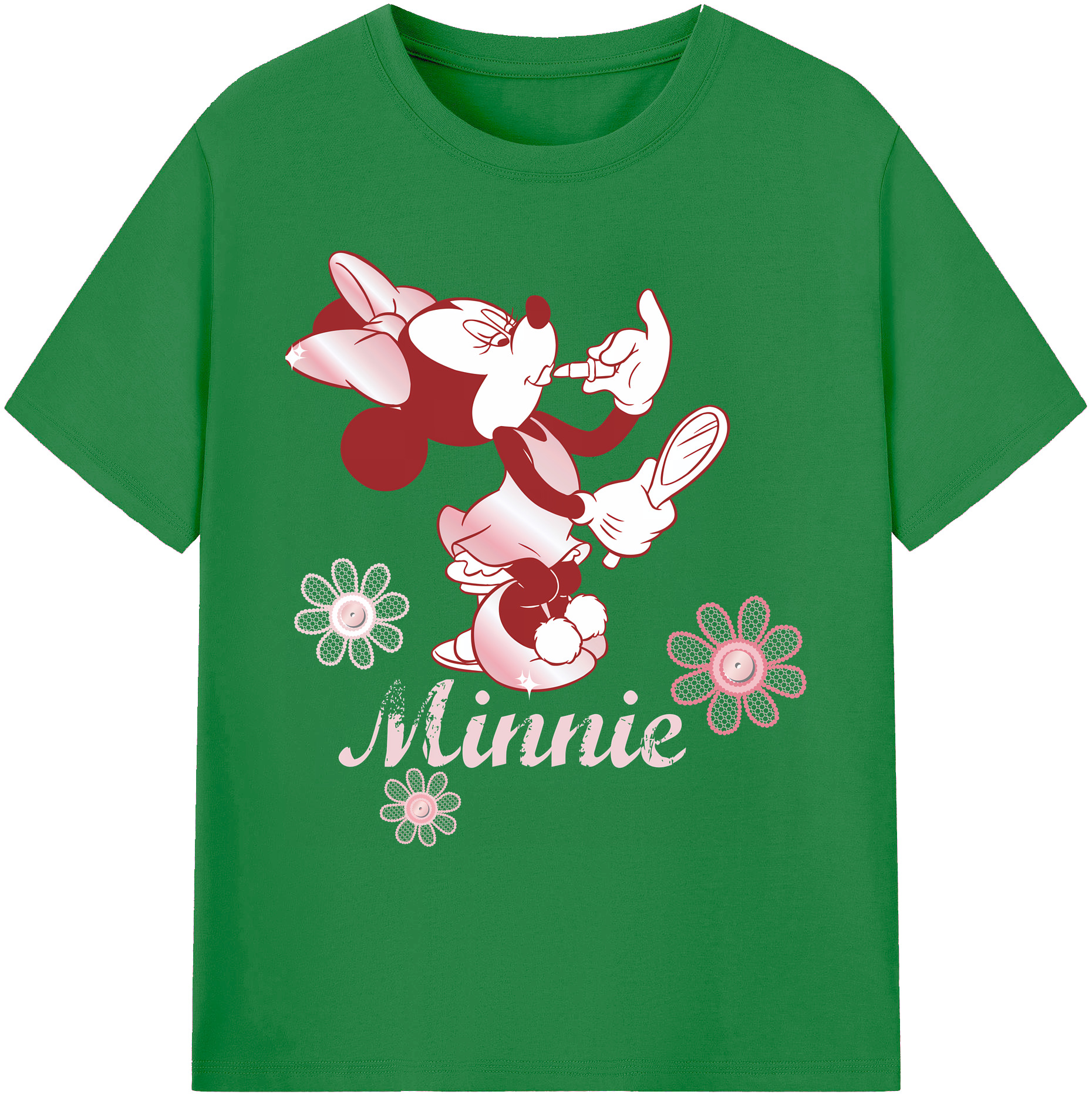 ミッキーマウス Mickey Mouse 綿100％ メンズ半袖Tシャツ｜肌触りやわらか＆通気性