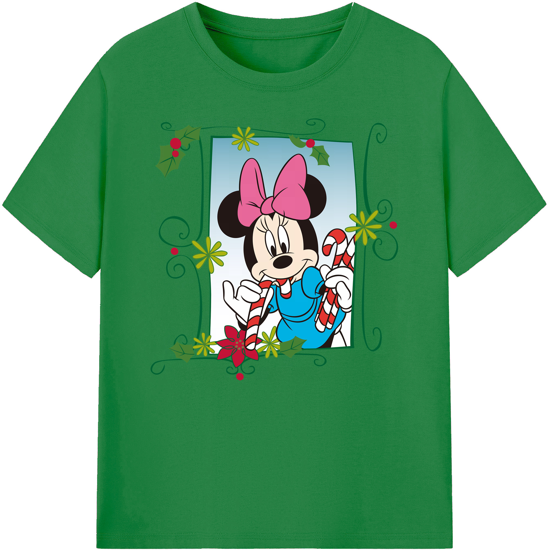 ミッキーマウス Mickey Mouse 綿100％ メンズ半袖Tシャツ｜肌触りやわらか＆通気性