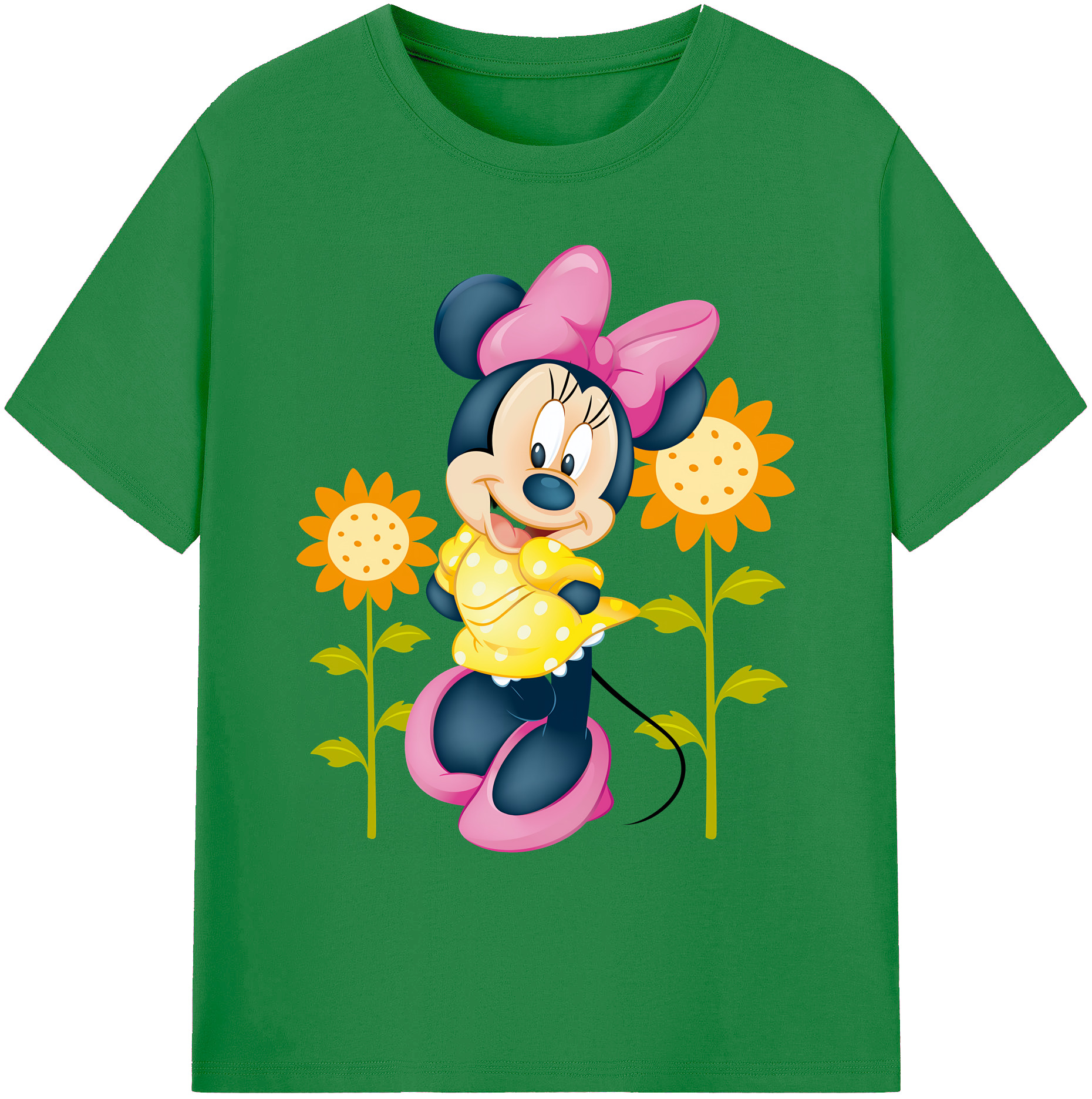 ミッキーマウス Mickey Mouse 綿100％ メンズ半袖Tシャツ｜肌触りやわらか＆通気性