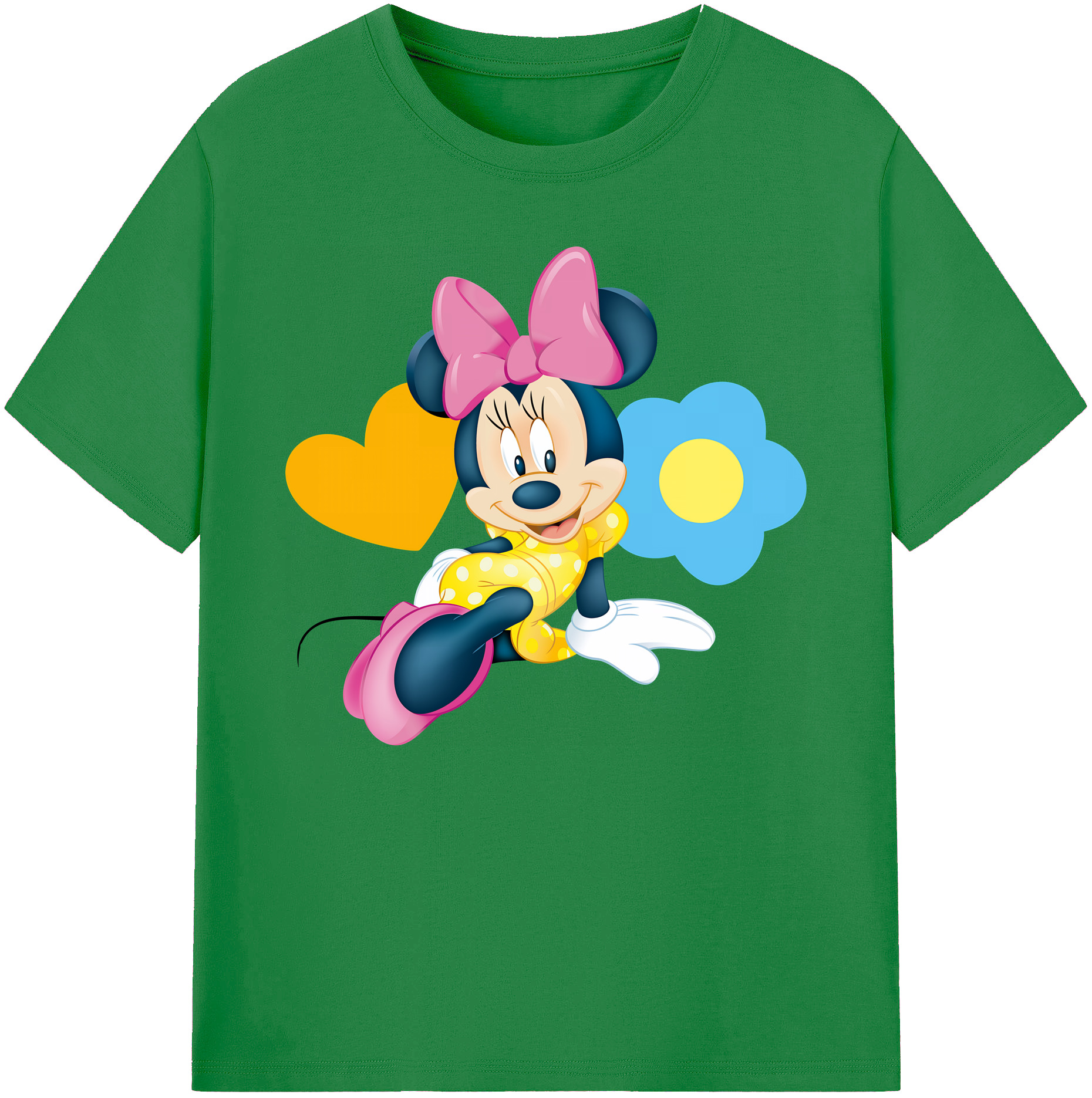ミッキーマウス Mickey Mouse 綿100％ メンズ半袖Tシャツ｜肌触りやわらか＆通気性