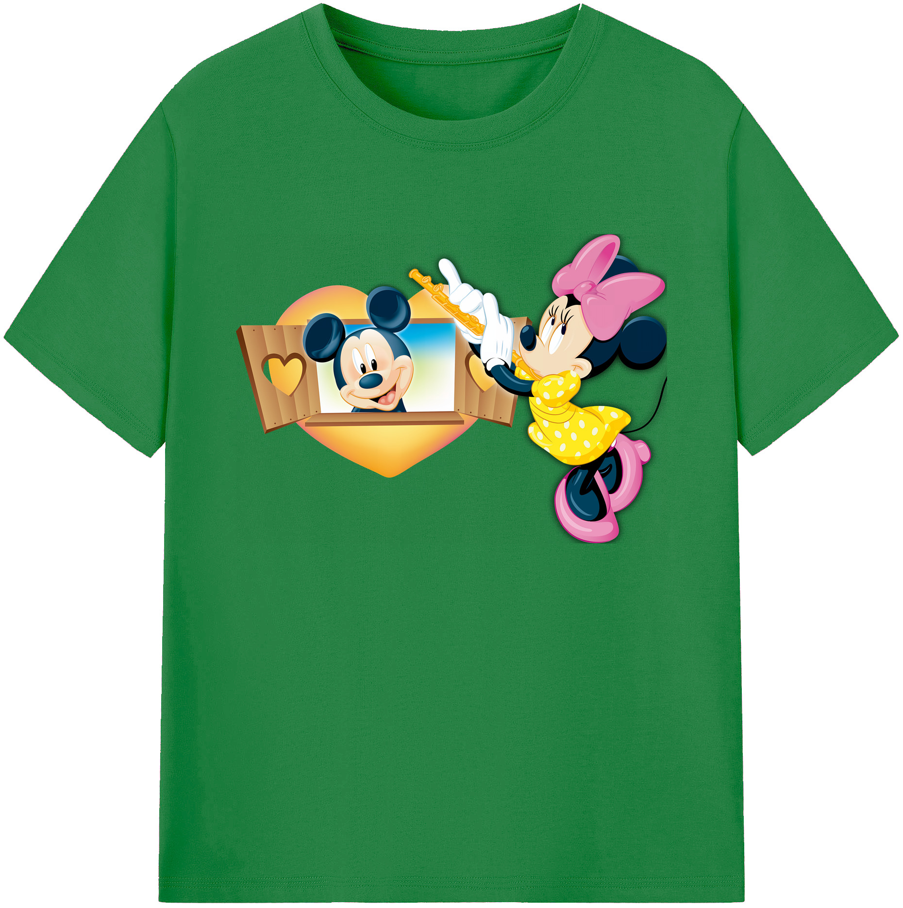 ミッキーマウス Mickey Mouse 綿100％ メンズ半袖Tシャツ｜肌触りやわらか＆通気性