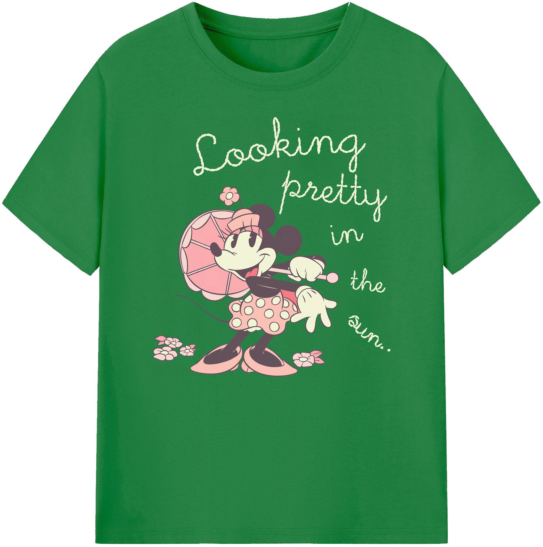 ミッキーマウス Mickey Mouse 綿100％ メンズ半袖Tシャツ｜肌触りやわらか＆通気性