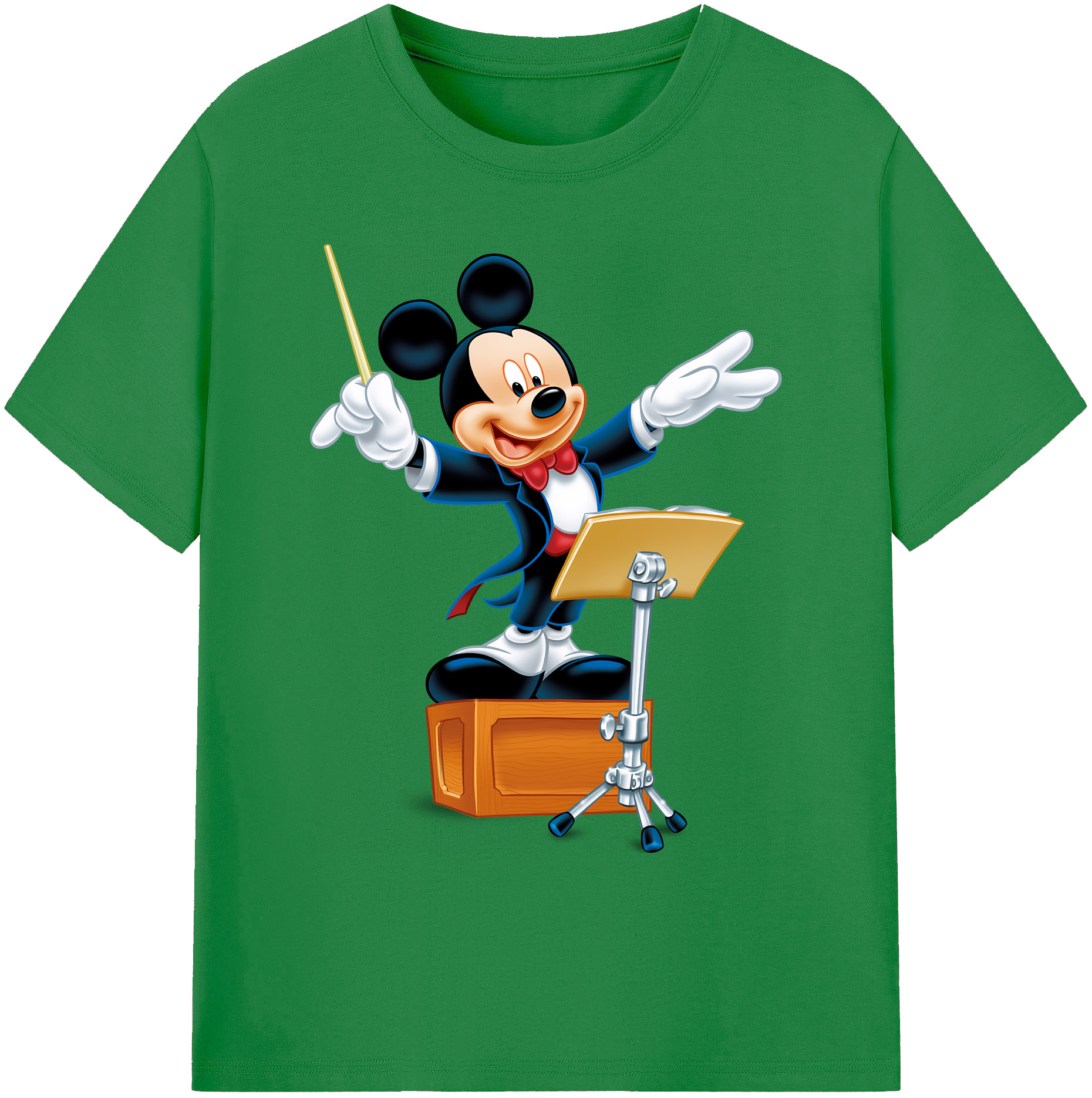 ミッキーマウス Mickey Mouse 綿100％ メンズ半袖Tシャツ｜肌触りやわらか＆通気性