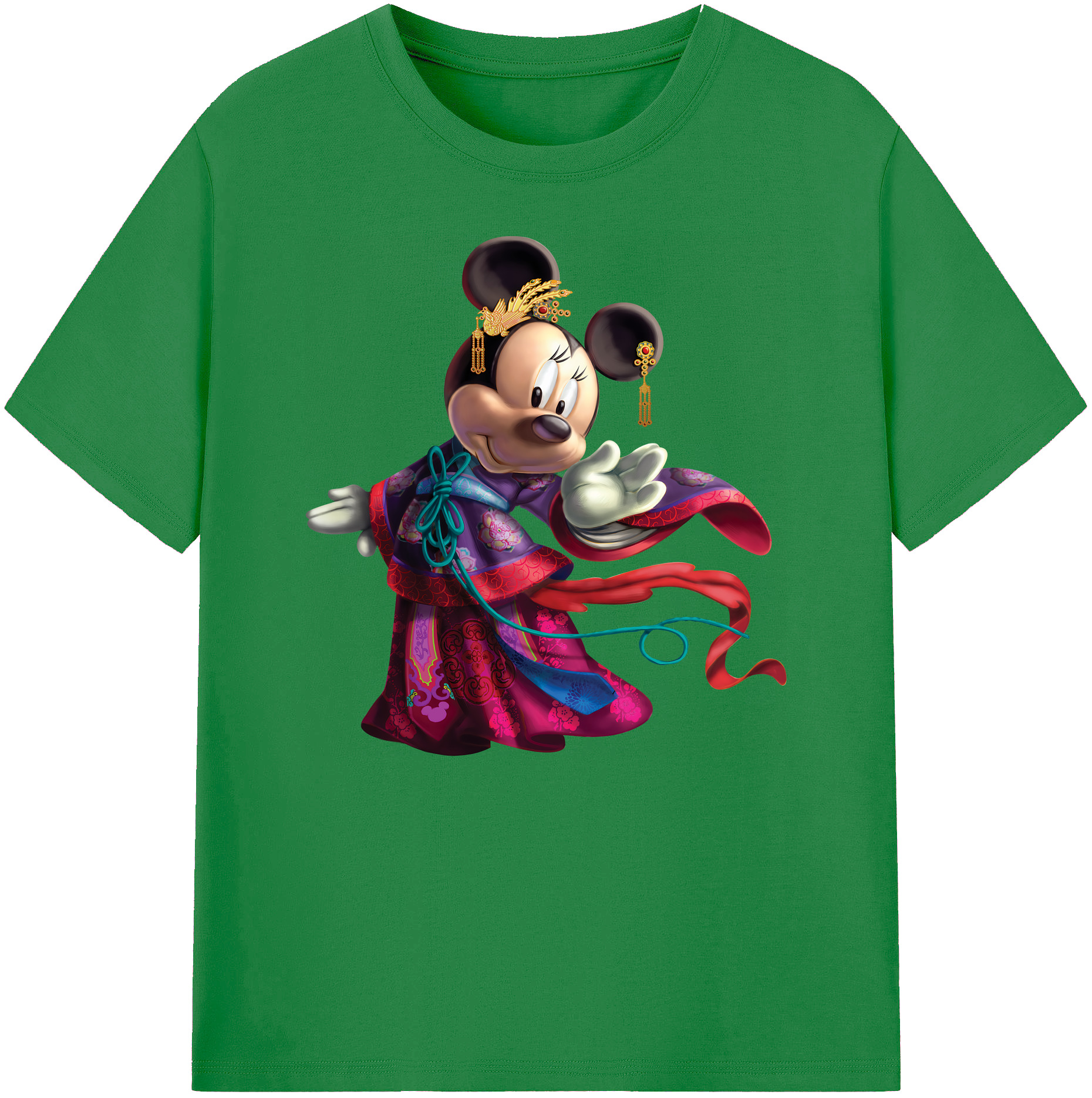 ミッキーマウス Mickey Mouse 綿100％ メンズ半袖Tシャツ｜肌触りやわらか＆通気性