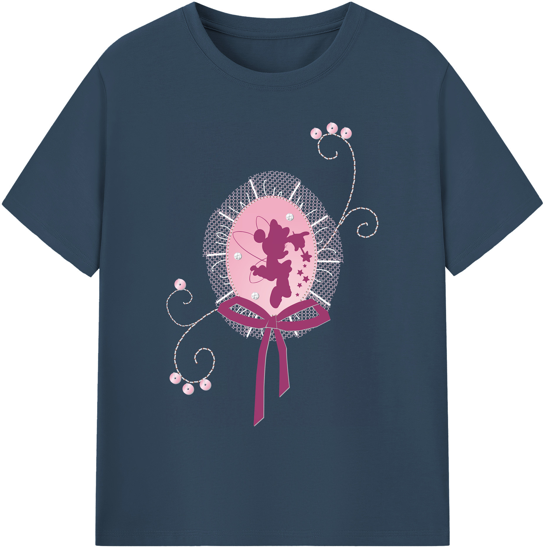 ミッキーマウス Mickey Mouse 綿100％ メンズ半袖Tシャツ｜肌触りやわらか＆通気性