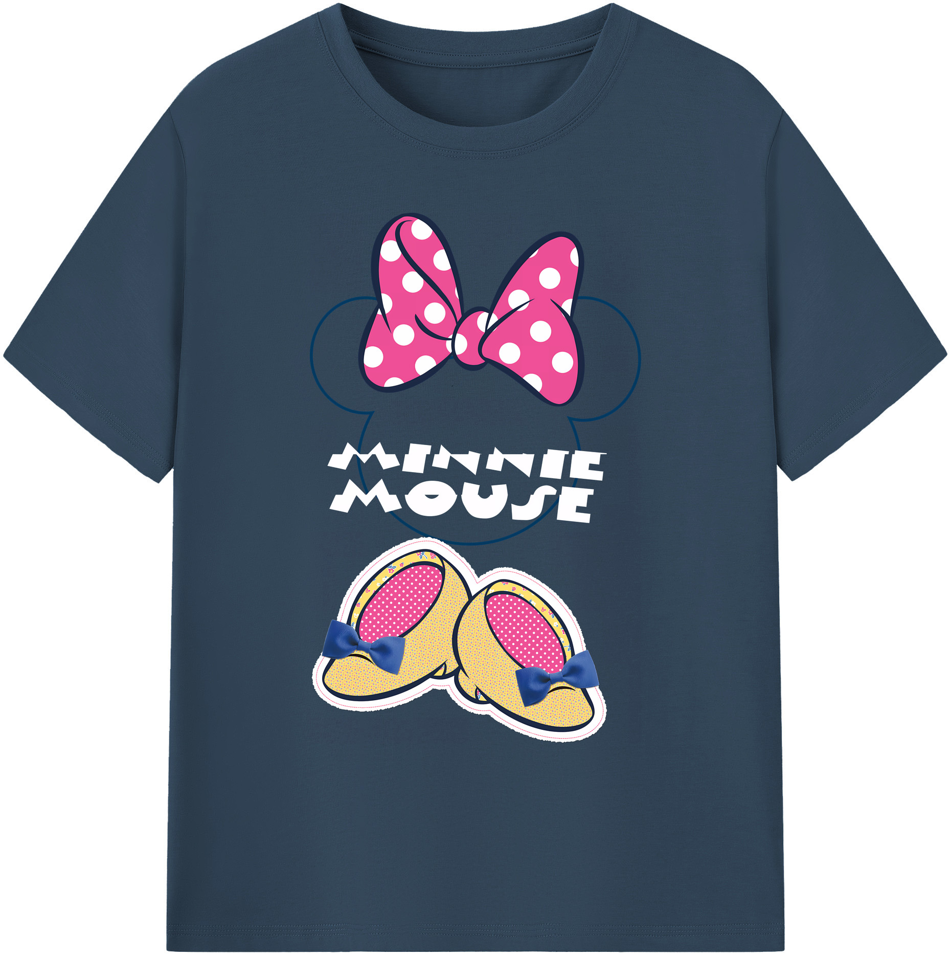 ミッキーマウス Mickey Mouse 綿100％ メンズ半袖Tシャツ｜肌触りやわらか＆通気性