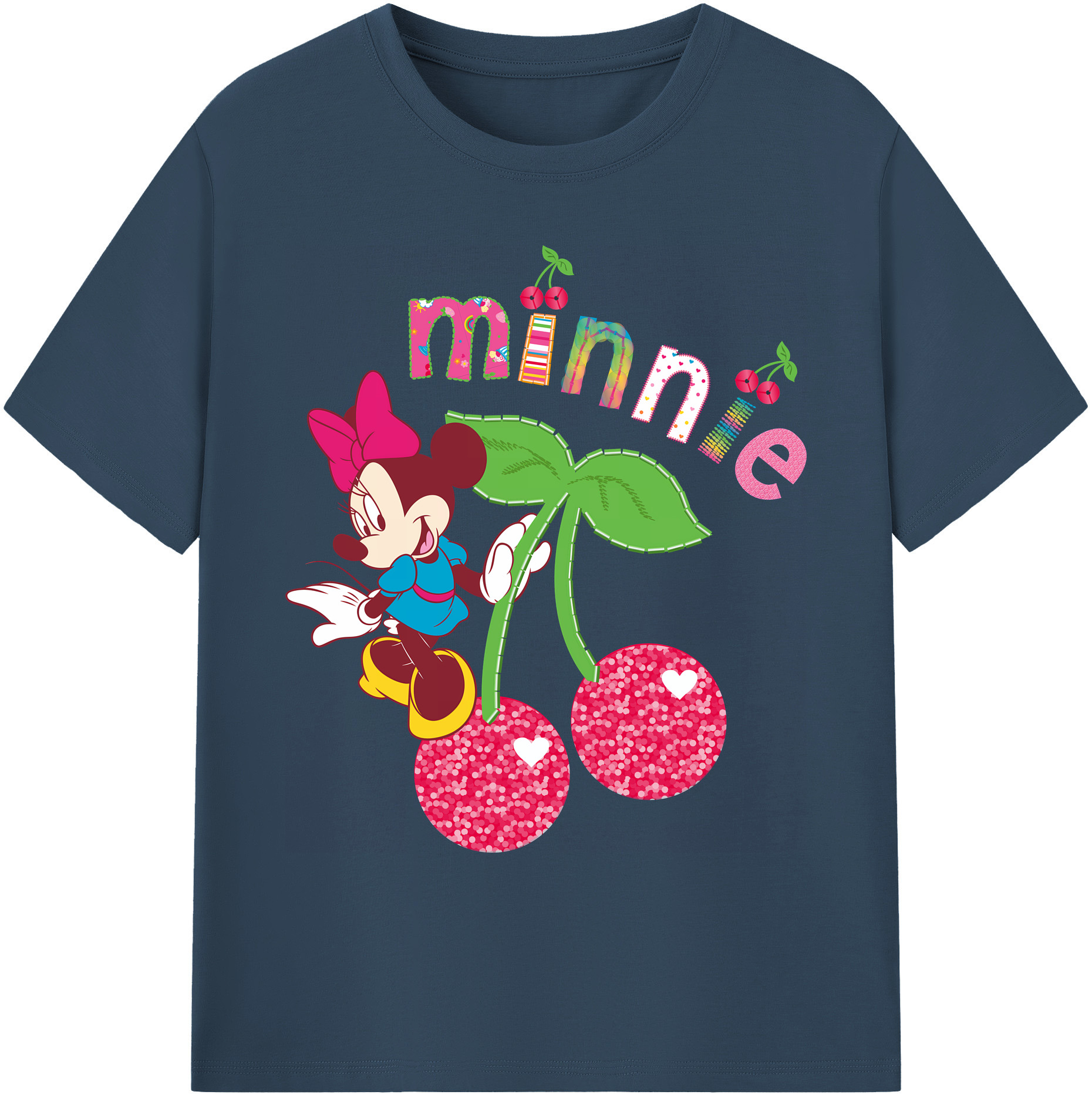 ミッキーマウス Mickey Mouse 綿100％ メンズ半袖Tシャツ｜肌触りやわらか＆通気性