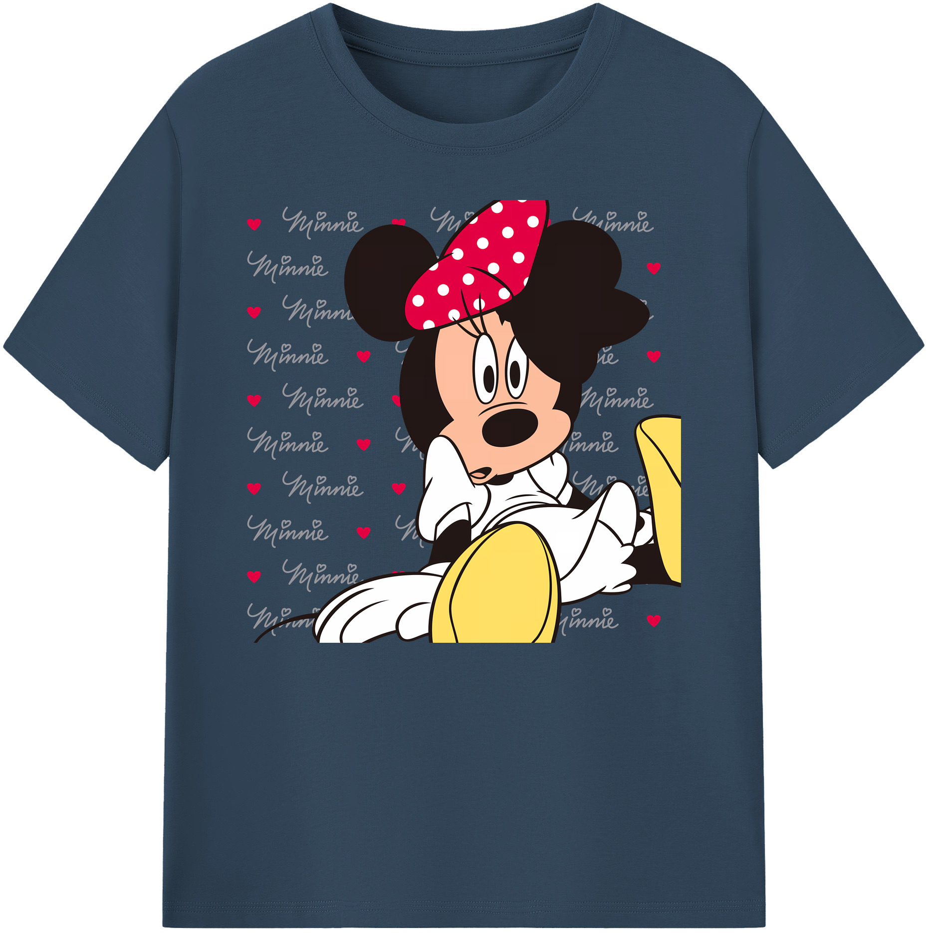 ミッキーマウス Mickey Mouse 綿100％ メンズ半袖Tシャツ｜肌触りやわらか＆通気性