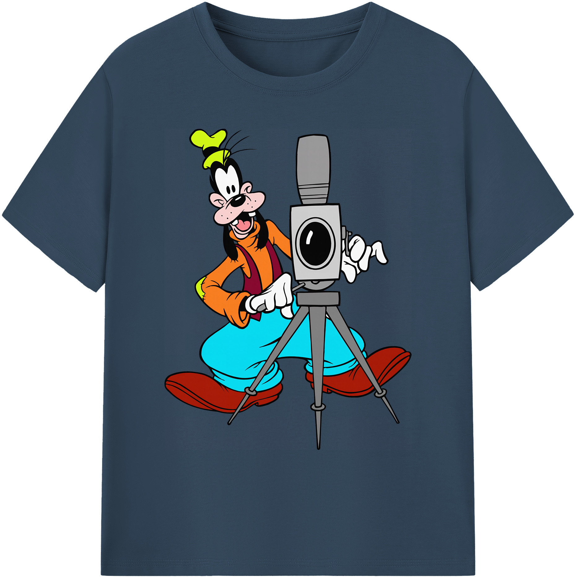 ミッキーマウス Mickey Mouse 綿100％ メンズ半袖Tシャツ｜肌触りやわらか＆通気性