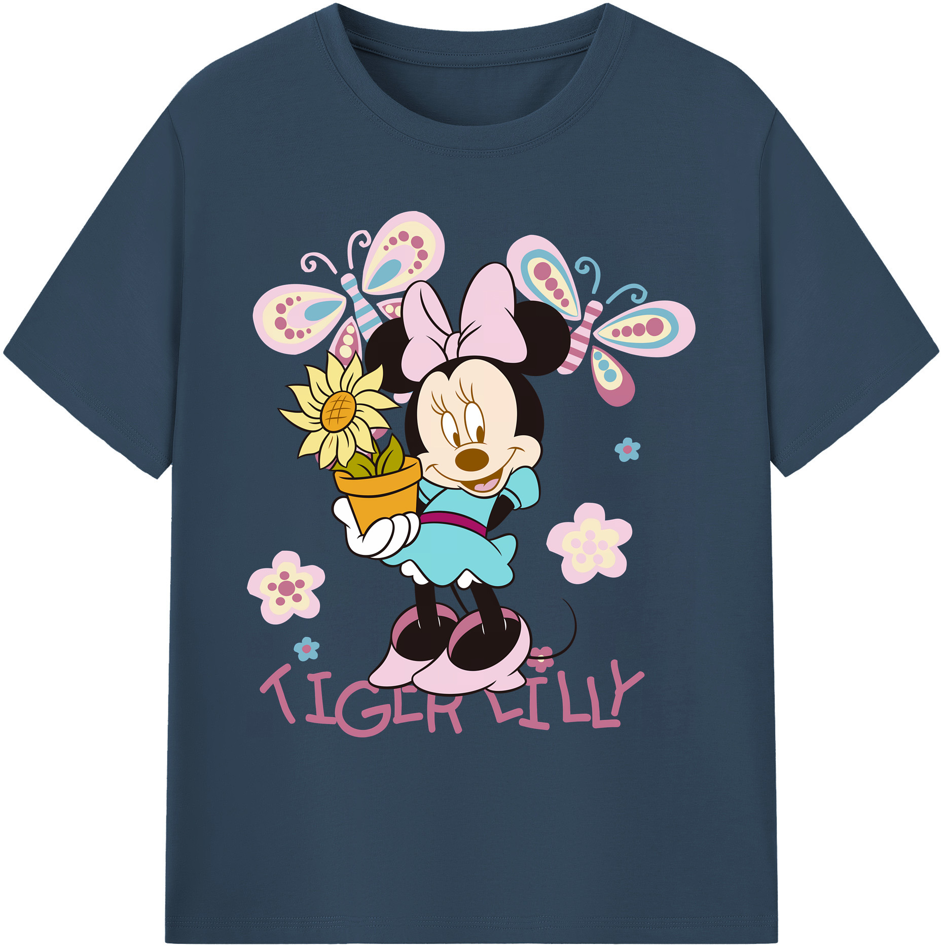 ミッキーマウス Mickey Mouse 綿100％ メンズ半袖Tシャツ｜肌触りやわらか＆通気性