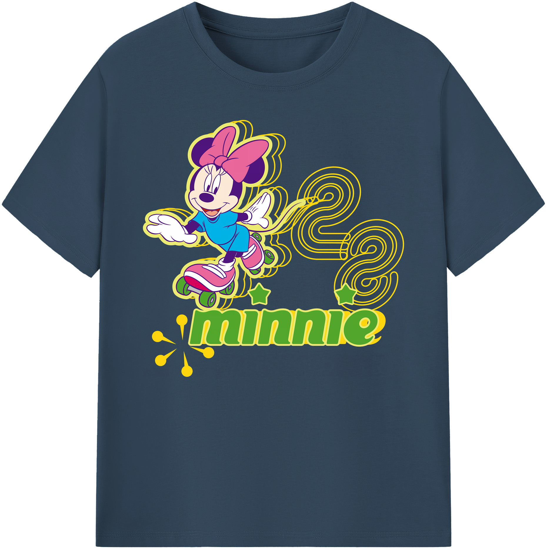 ミッキーマウス Mickey Mouse 綿100％ メンズ半袖Tシャツ｜肌触りやわらか＆通気性