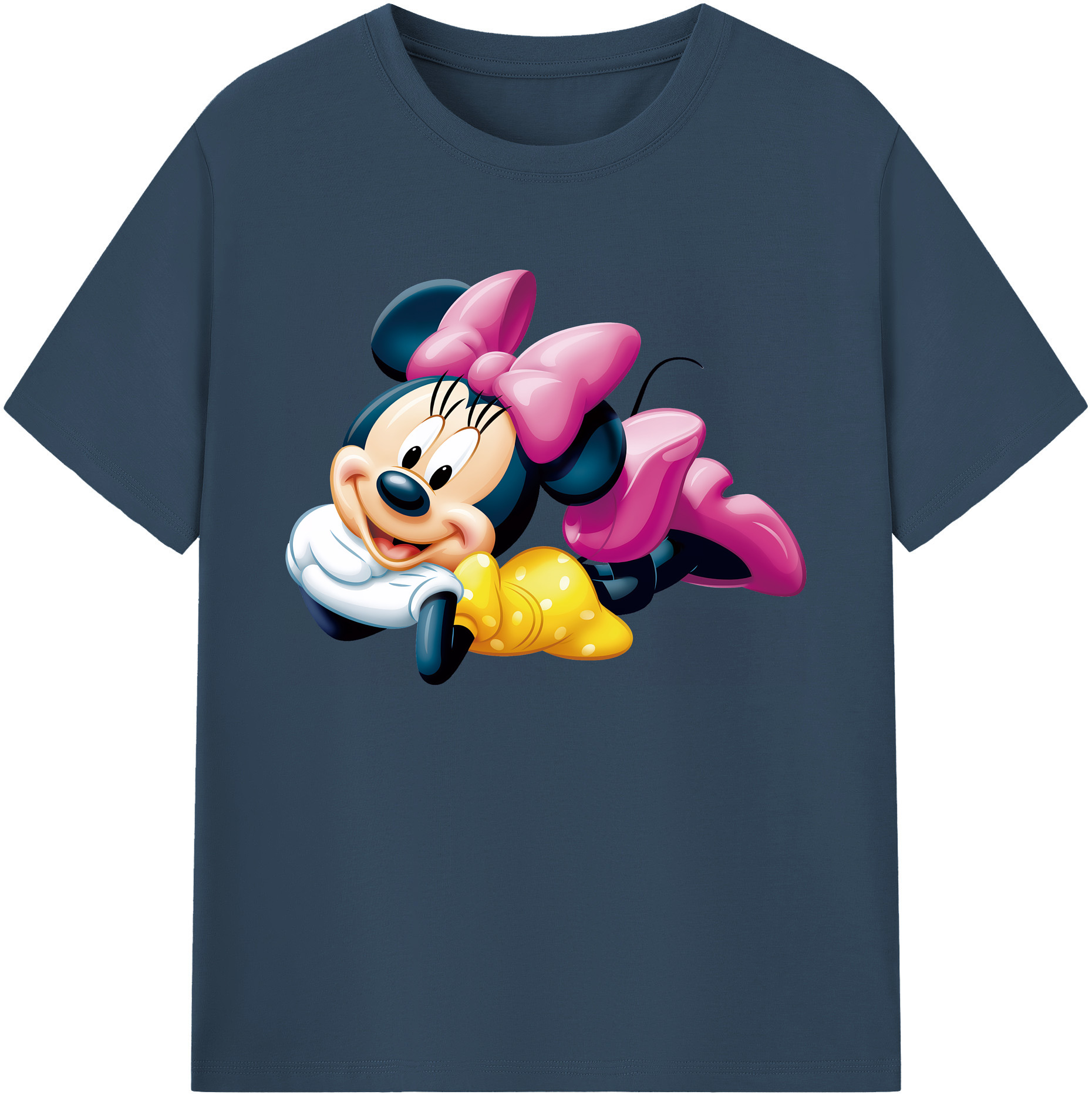 ミッキーマウス Mickey Mouse 綿100％ メンズ半袖Tシャツ｜肌触りやわらか＆通気性